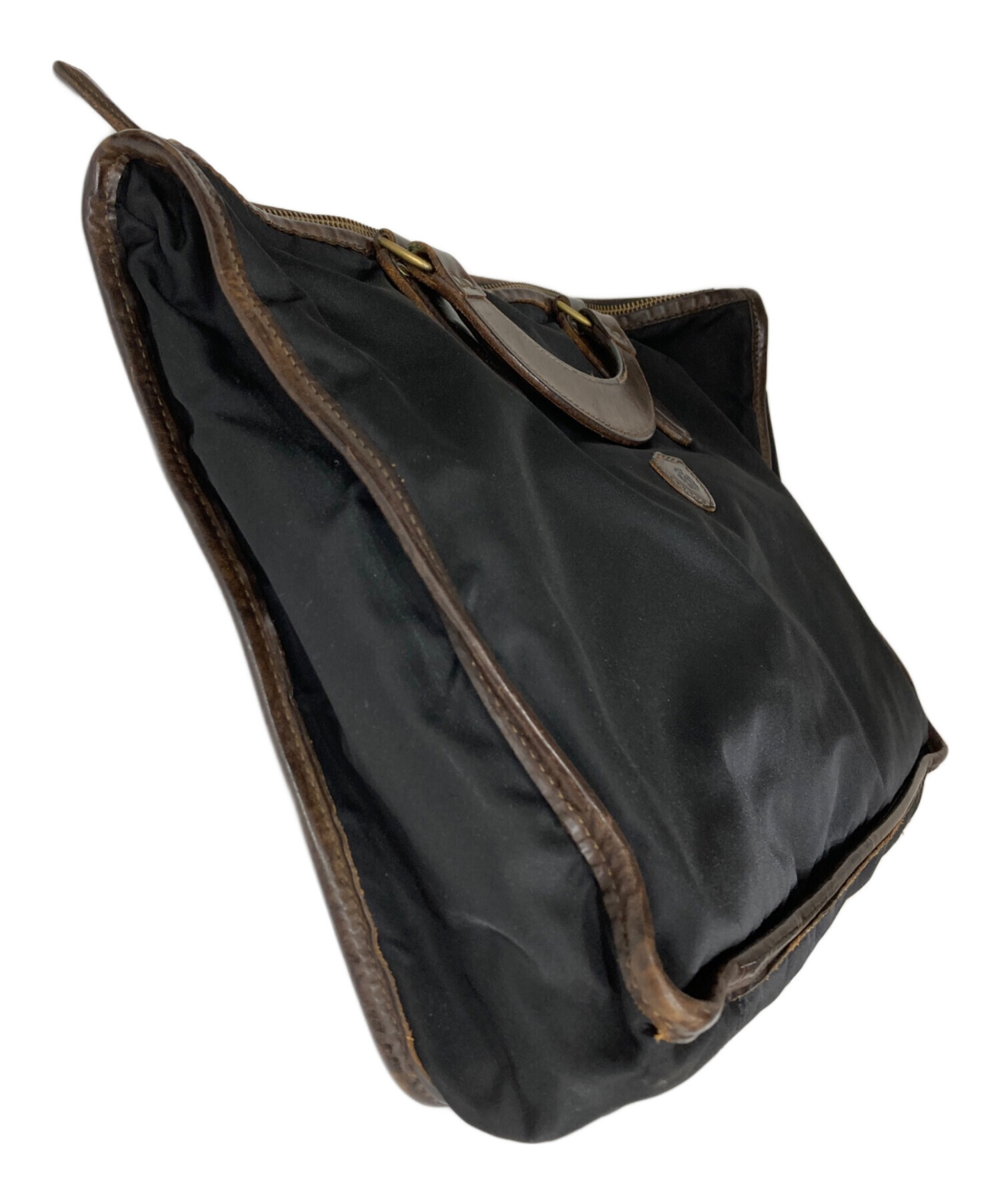 中古　Felisi ケース 606 ネイビー レザー 中古・古着通販】Felisi (フェリージ) ナイロン×レザーブリーフケース