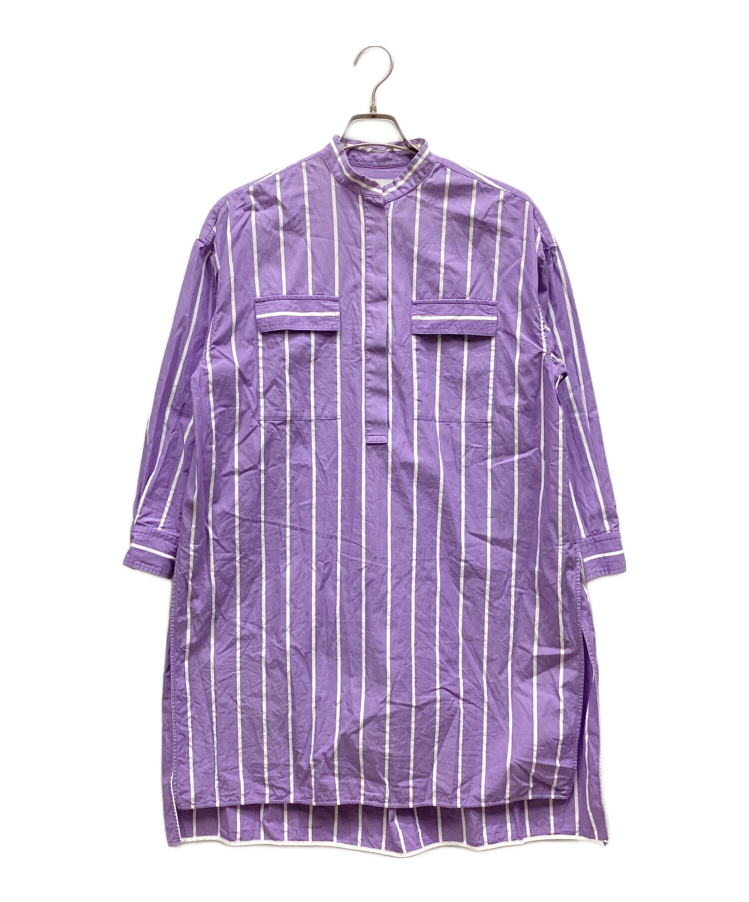 中古・古着通販】ticca (ティッカ) スタンドカラーストライプ