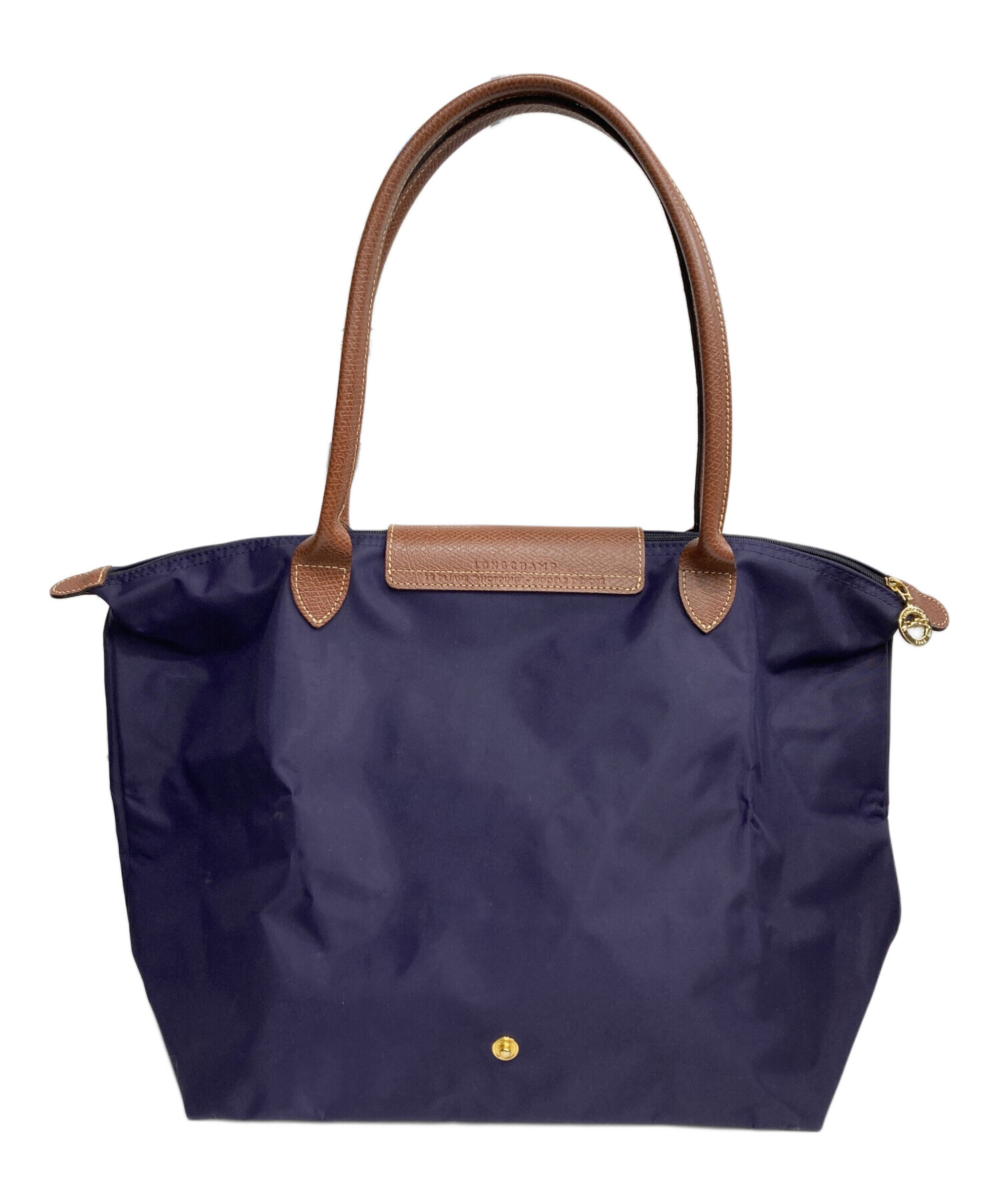 中古・古着通販】LONGCHAMP (ロンシャン) トートバッグ ネイビー 
