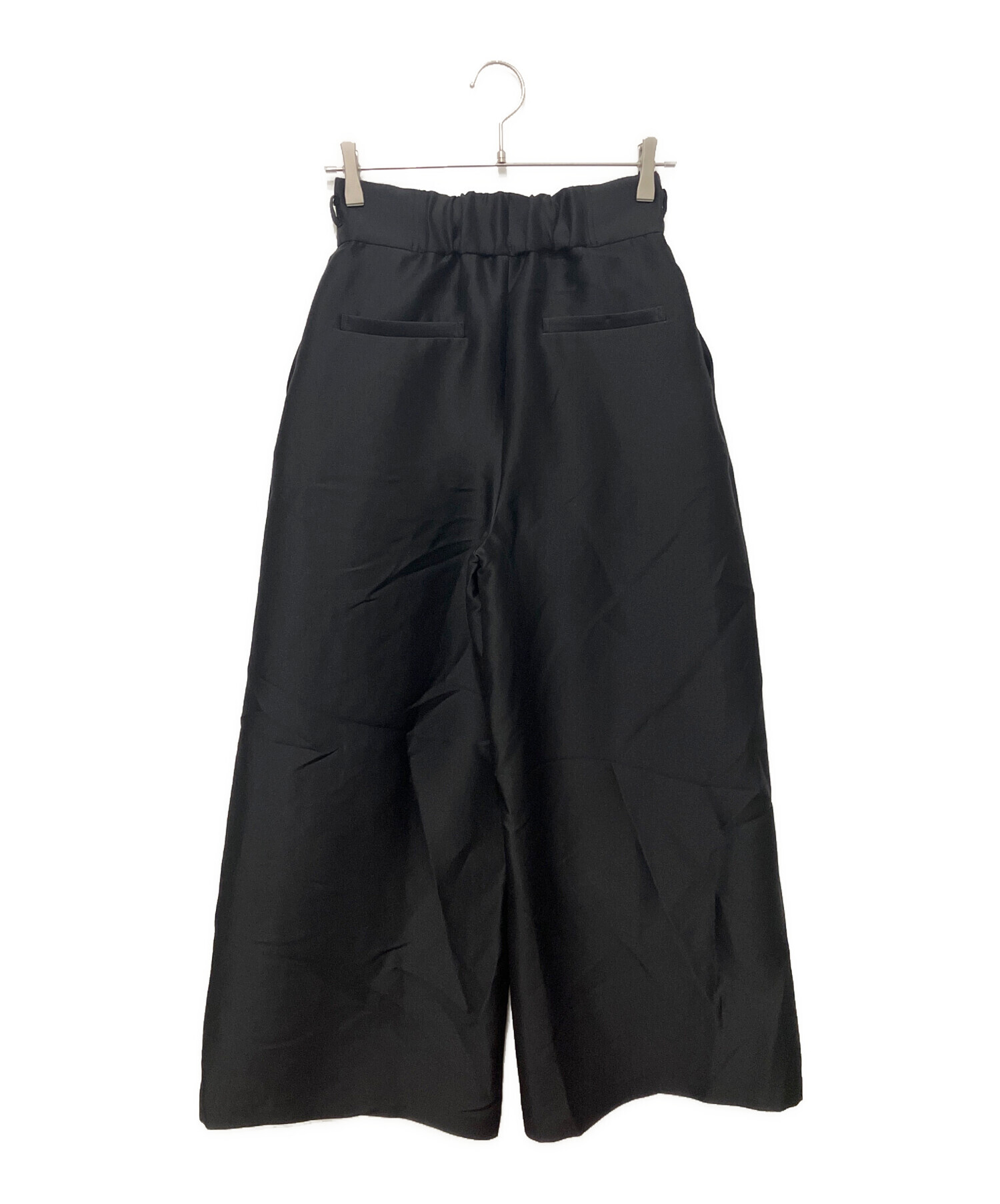 heve パンツ専用です 中古・古着通販】Heve (ヘイヴ) シルキータックワイドパンツ ブラック