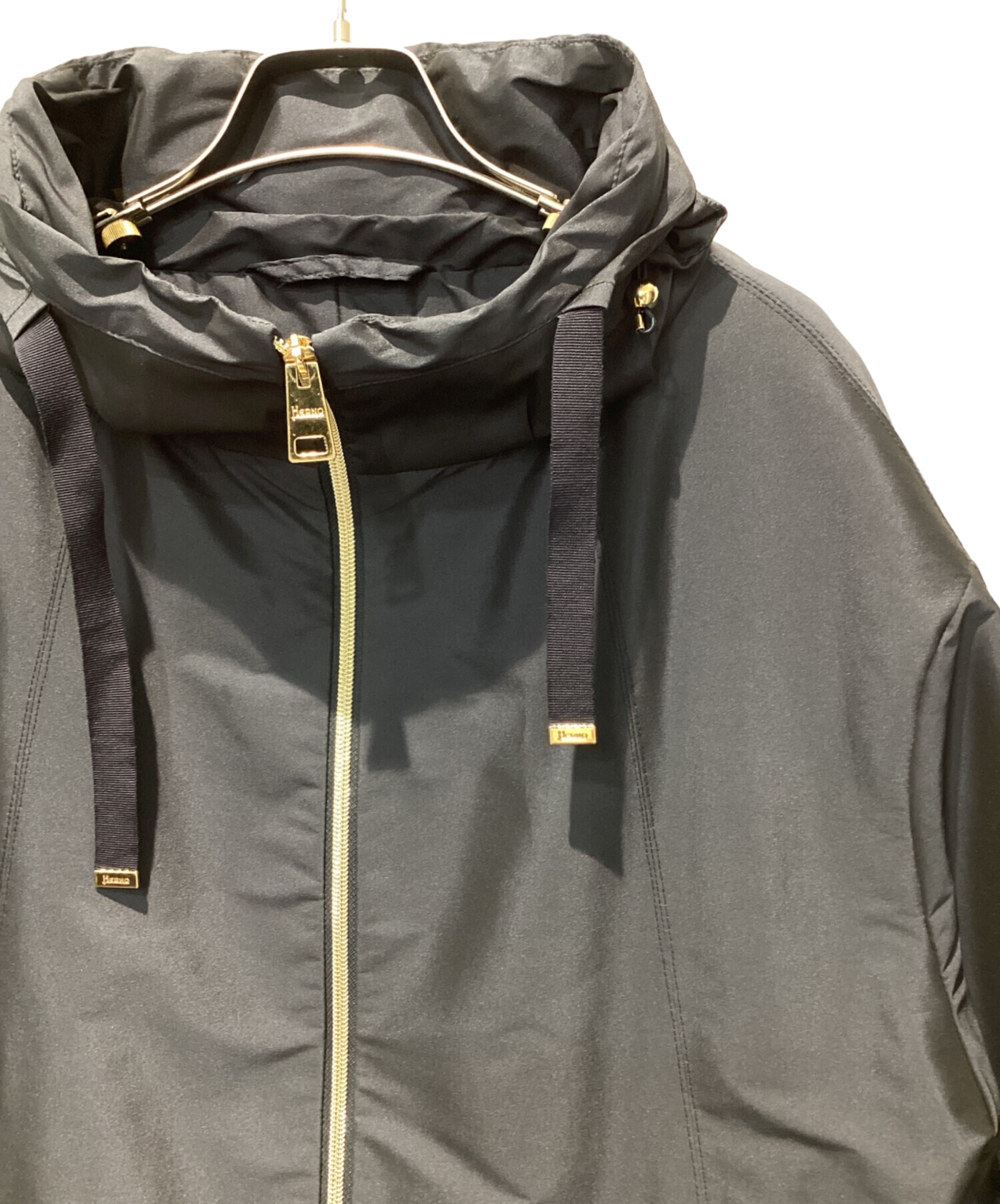 中古・古着通販】HERNO (ヘルノ) Techno Taffeta Wide Parka ネイビー 