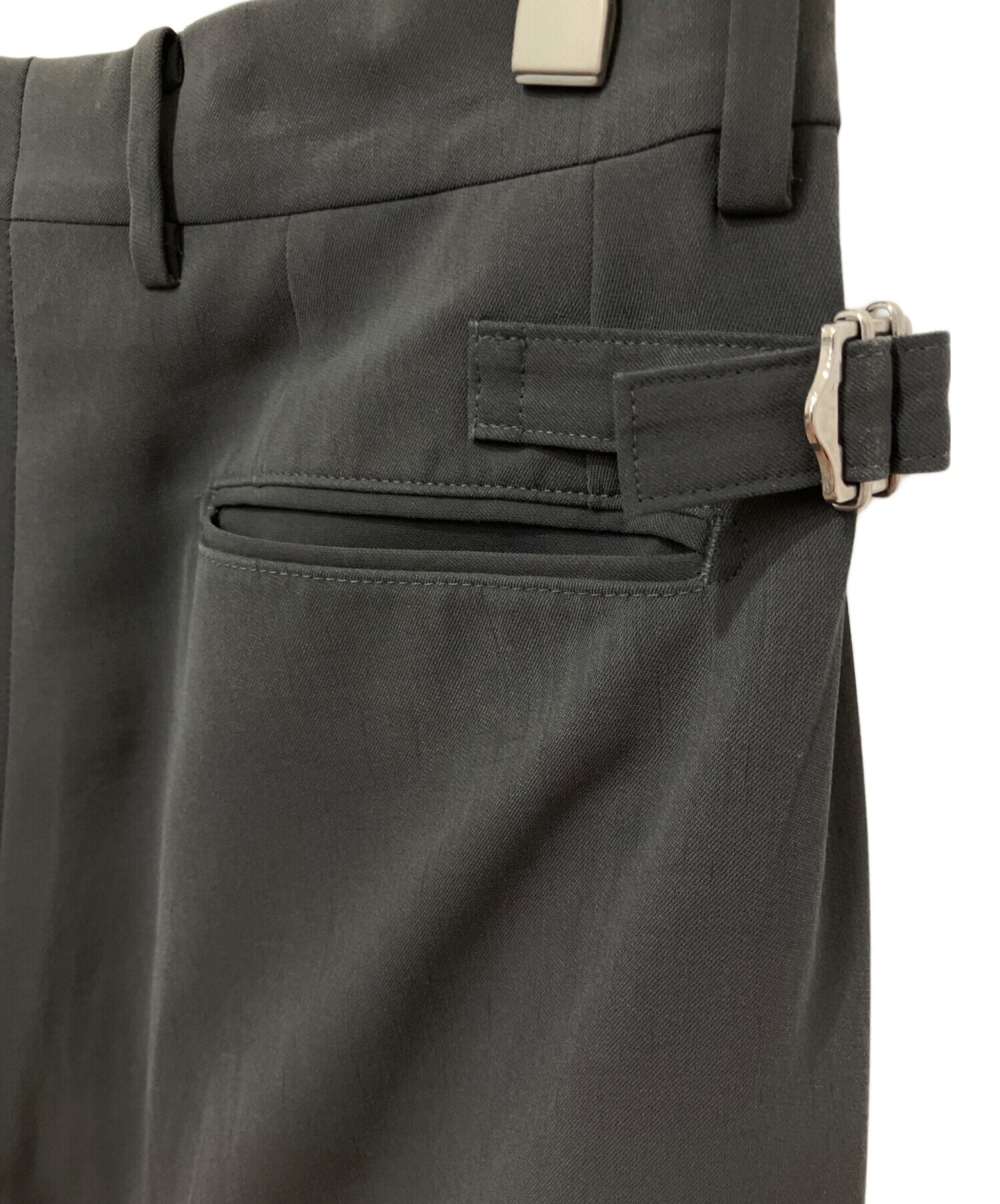 中古・古着通販】RAINMAKER (レインメーカー) WIDE TROUSERS グレー