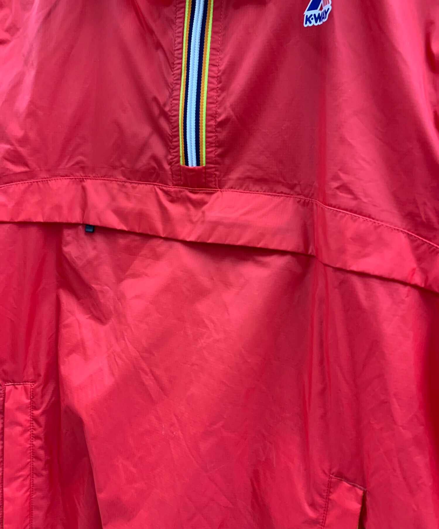 中古・古着通販】K-way (ケイウェイ) アノラックパーカー レッド