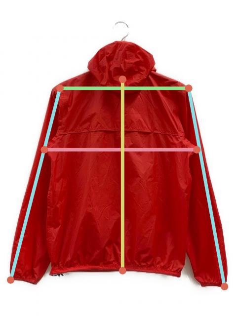 中古・古着通販】K-way (ケイウェイ) アノラックパーカー レッド