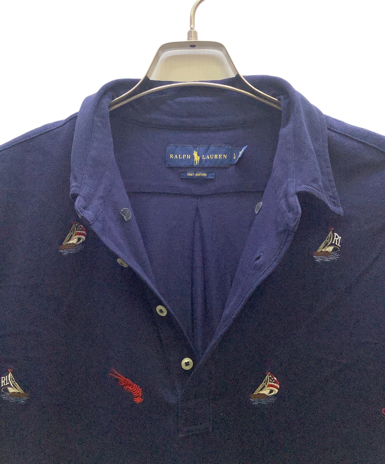 中古・古着通販】RALPH LAUREN (ラルフローレン) ヨット柄ポロシャツ