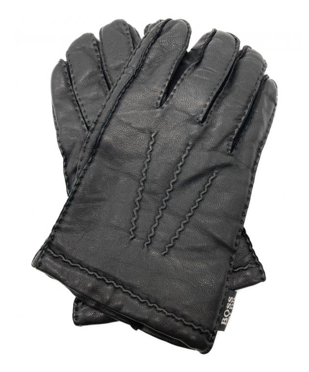 BOSS 本革手袋　新品未使用 中古・古着通販】BOSS HUGO BOSS (ボス ヒューゴボス) レザーグローブ