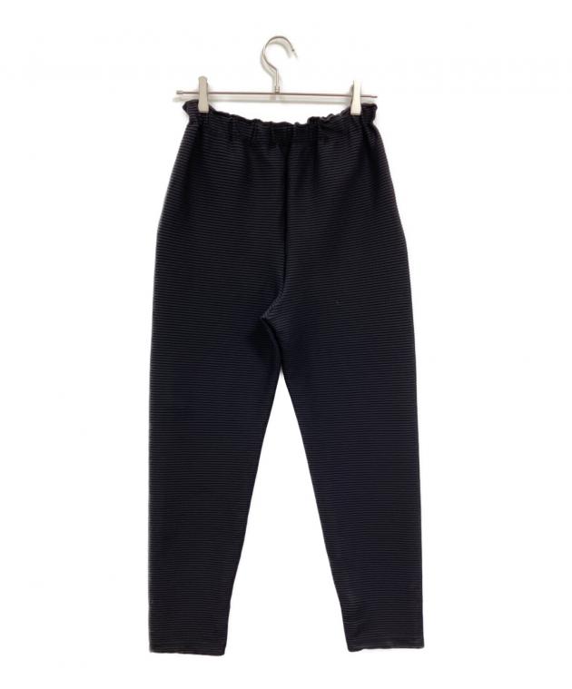 サイズ2 26ss1月オムプリッセイッセイミヤケ変形パンツ黒 中古・古着通販】ISSEY MIYAKE (イッセイミヤケ) 変形パンツ ブラック