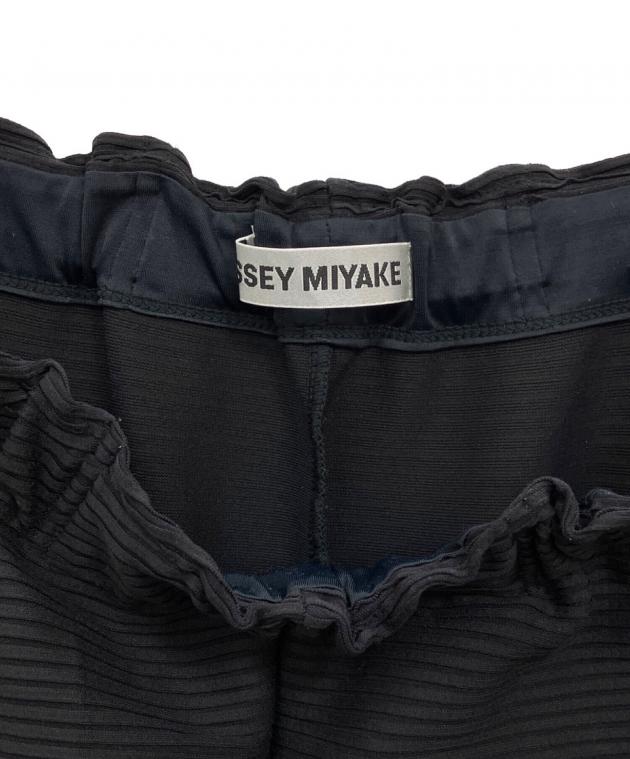 中古・古着通販】ISSEY MIYAKE (イッセイミヤケ) 変形パンツ ブラック