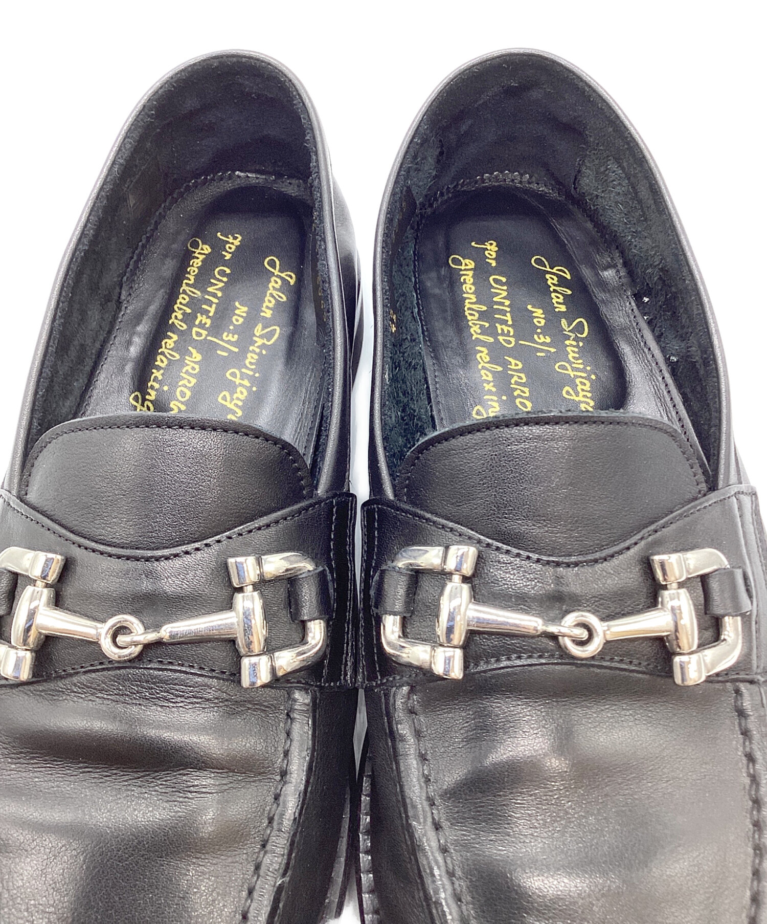 p*.様 【Jalan Sriwijaya】美品 ビットローファー シルバー 中古・古着通販】Jalan Sriwijaya (ジャランスリウァヤ) green label