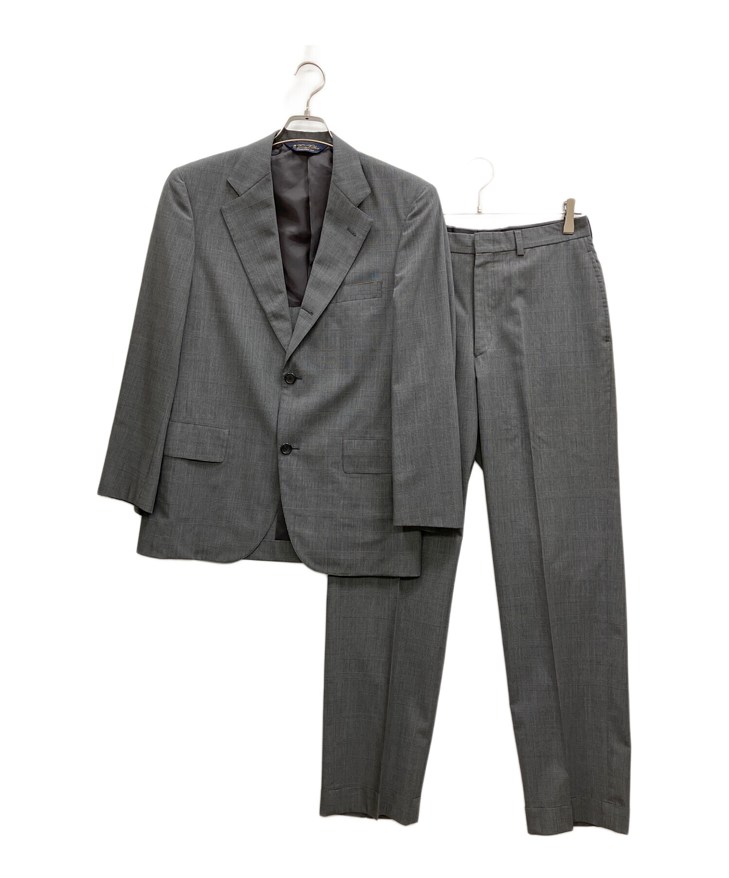 ブルックスブラザーズ スーツ 36SHT 30W グレー M相当 2ボタン 美品 中古・古着通販】BROOKS BROTHERS (ブルックスブラザーズ) 段返り3B