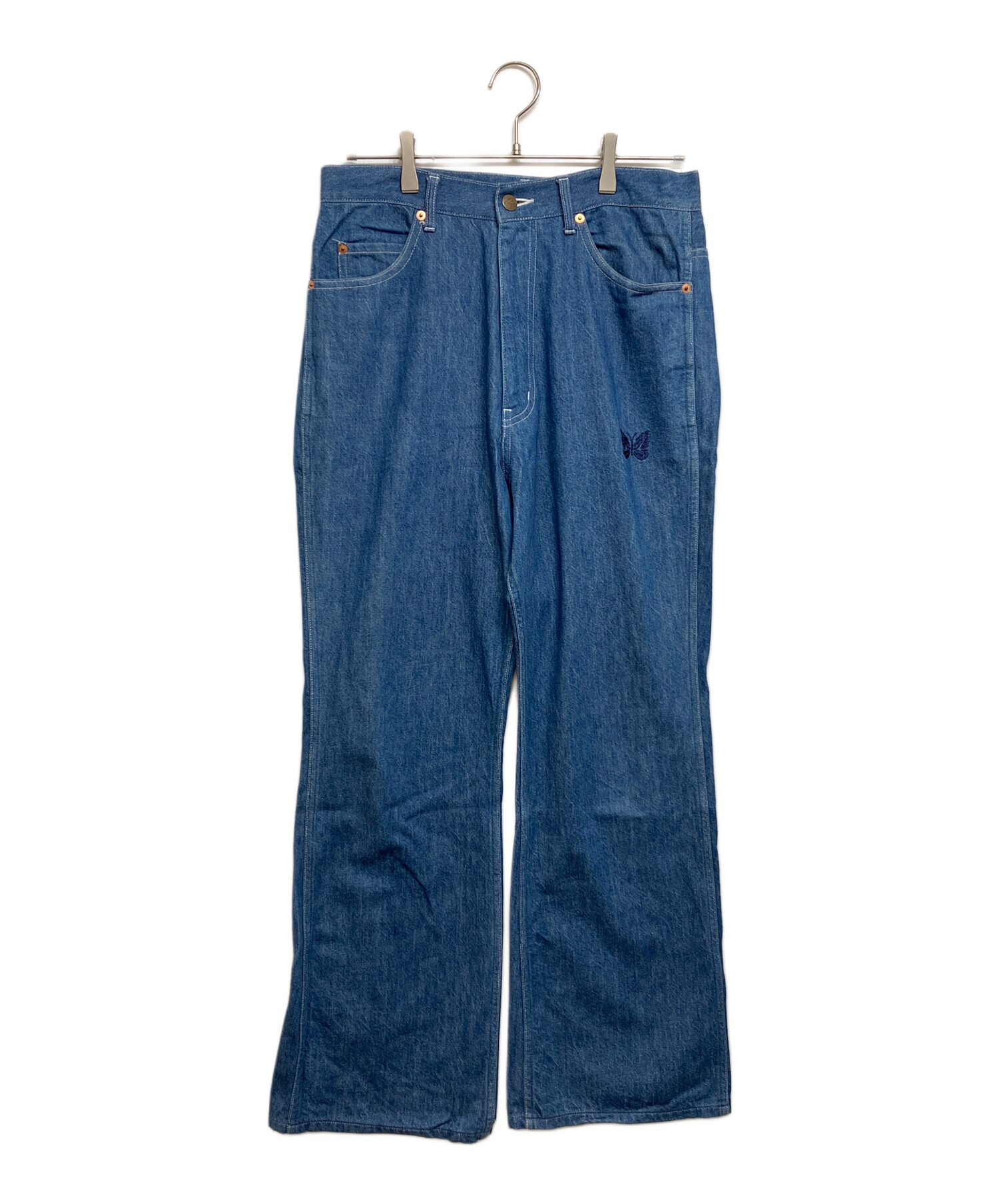 中古・古着通販】Needles (ニードルズ) デニムパンツ インディゴ