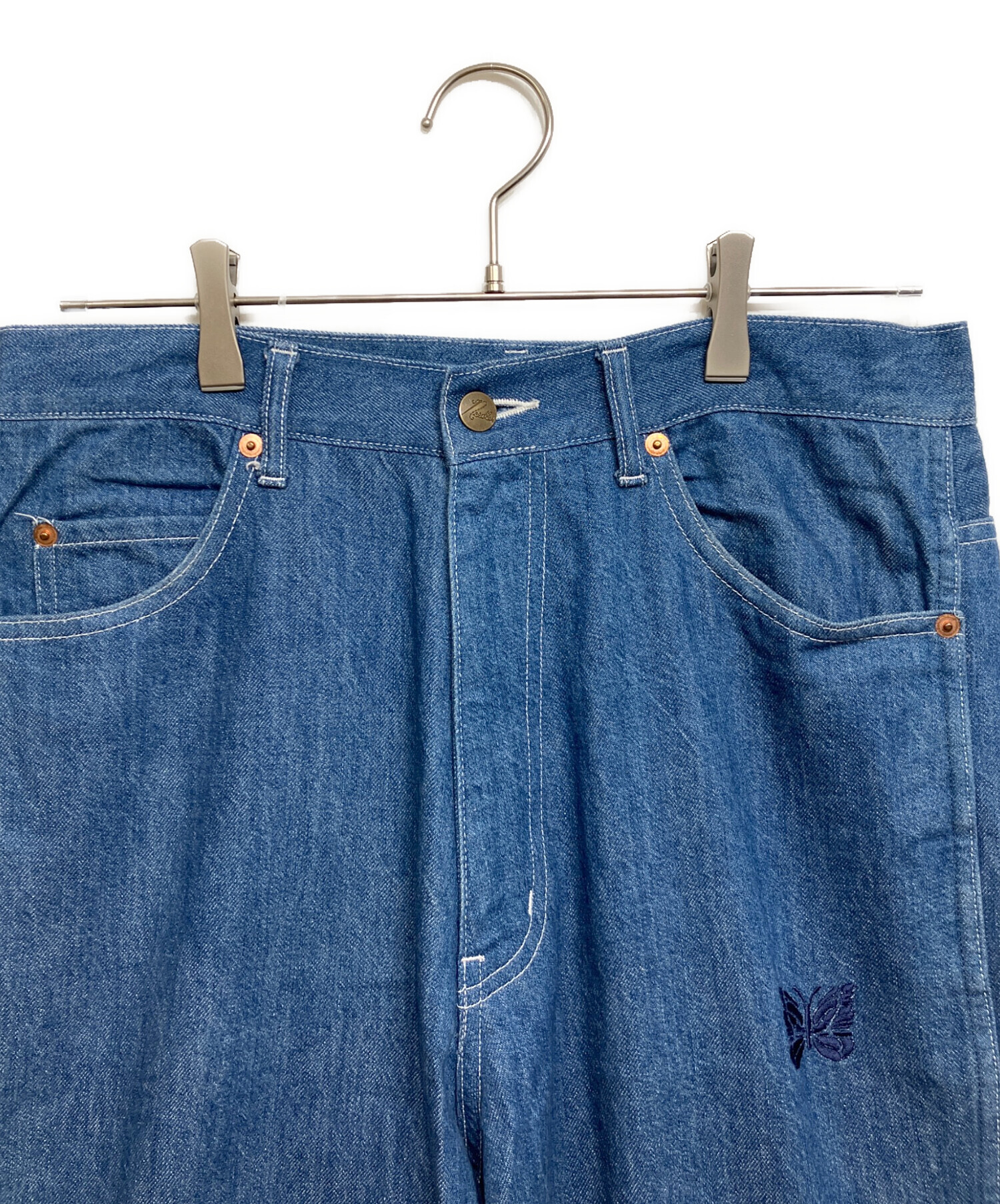 中古・古着通販】Needles (ニードルズ) デニムパンツ インディゴ