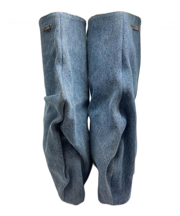 yello BLUE JEAN BABY PLATFORM ショートブーツ yellaw YELLO(イエロー) 25-26 COLLECTION BLUE JEAN BABY PLATFORM