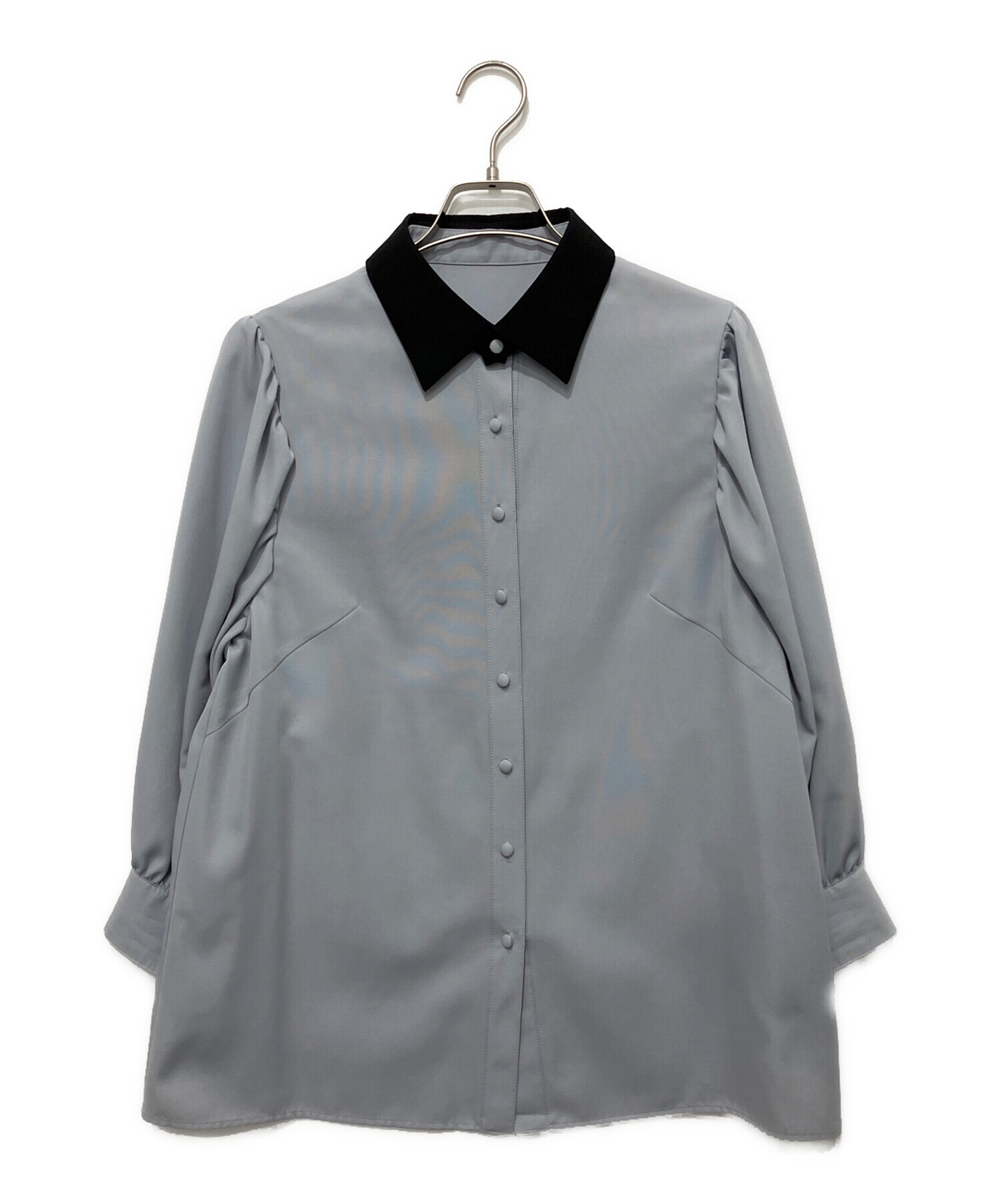 中古・古着通販】Rene (ルネ) 2WAYブラウス グレー サイズ:36 