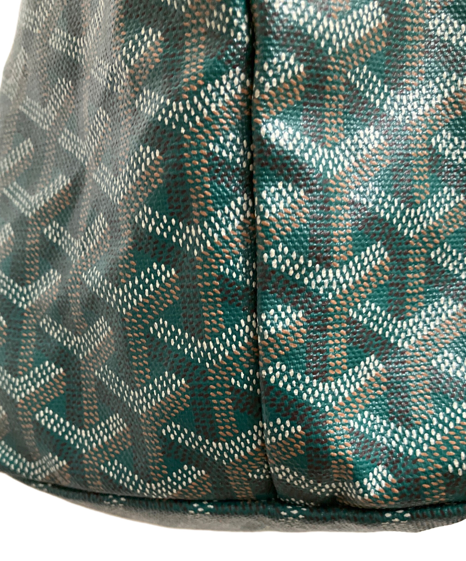 GOYARD（ゴヤール）グリーン 中古・自用品 中古・古着通販】GOYARD (ゴヤール) トートバッグ グリーン｜ブランド