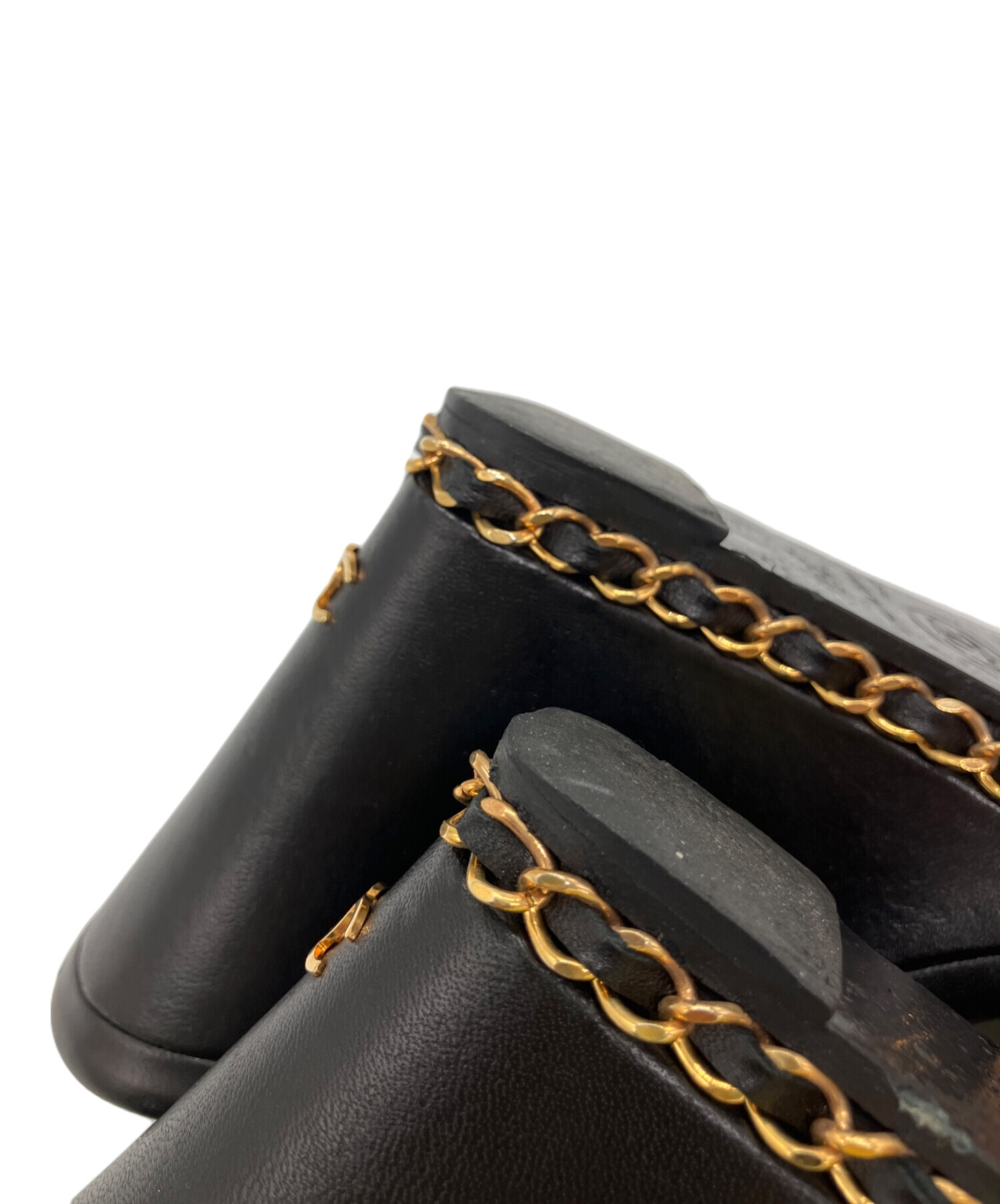 中古・古着通販】CHANEL (シャネル) ココマークウエッジソールミュール