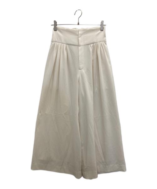 【新品タグ付2.1万円】FRAY IDフレイアイディー　アンティークマップパンツ 中古・古着通販】FRAY ID (フレイ アイディー) ハイウエストピンタック