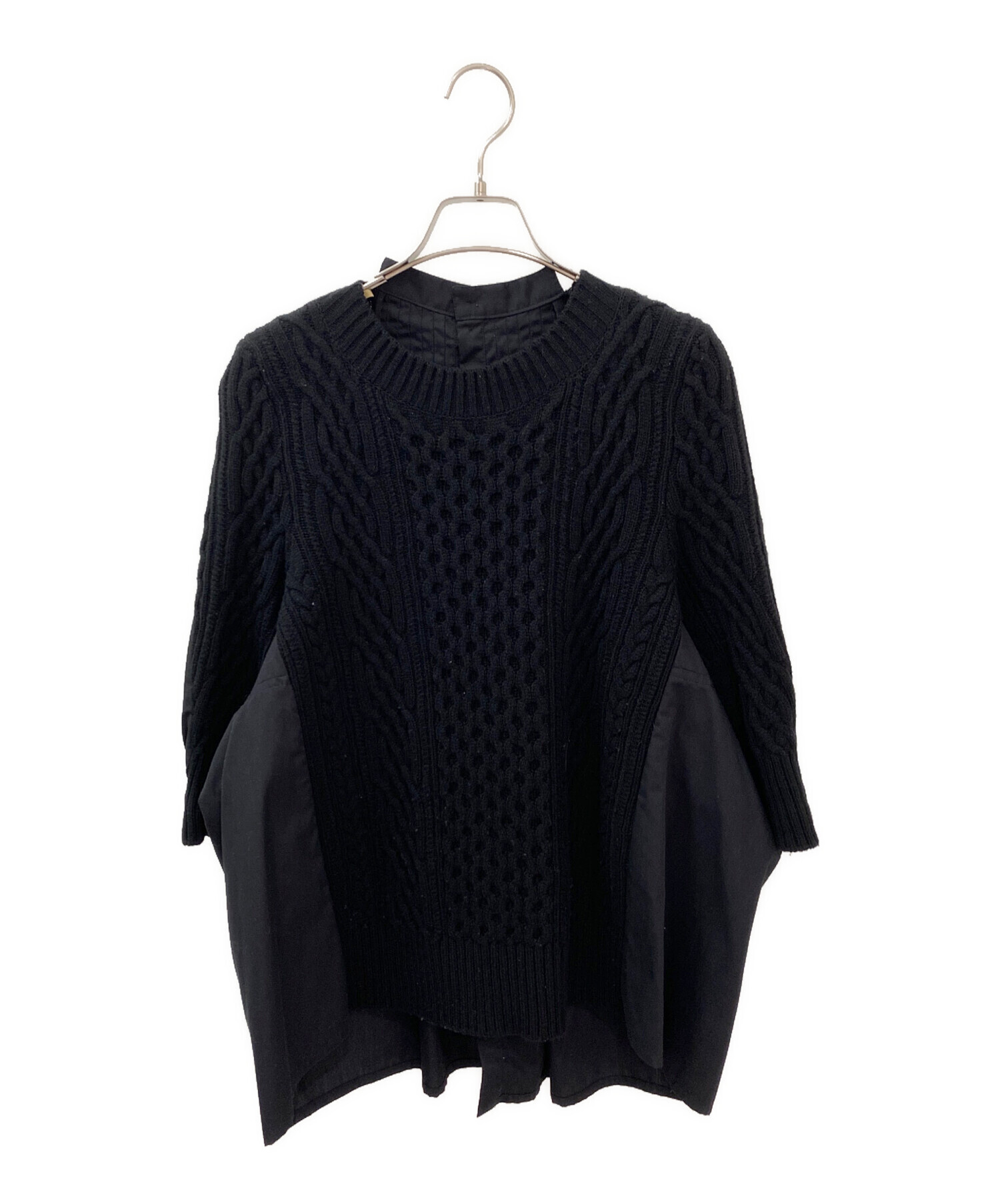 sacai サカイ 22SS 異素材 プリーツ ブラウス ドッキング ニット 2 sacai】ドッキングニット【買取入荷】 | カインドオル（kindal）中目黒