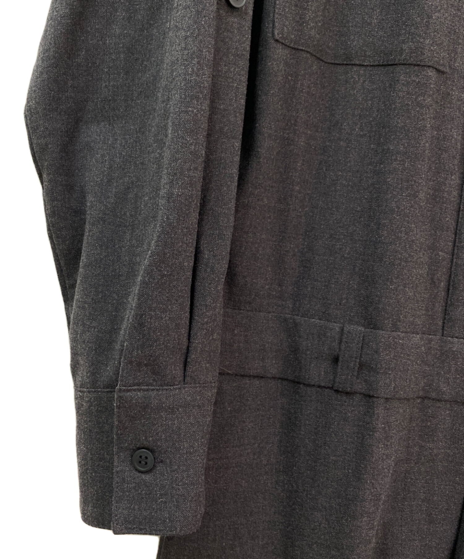 中古・古着通販】GOOD GRIEF! (グッドグリーフ) WORK JUMP SUIT グレー