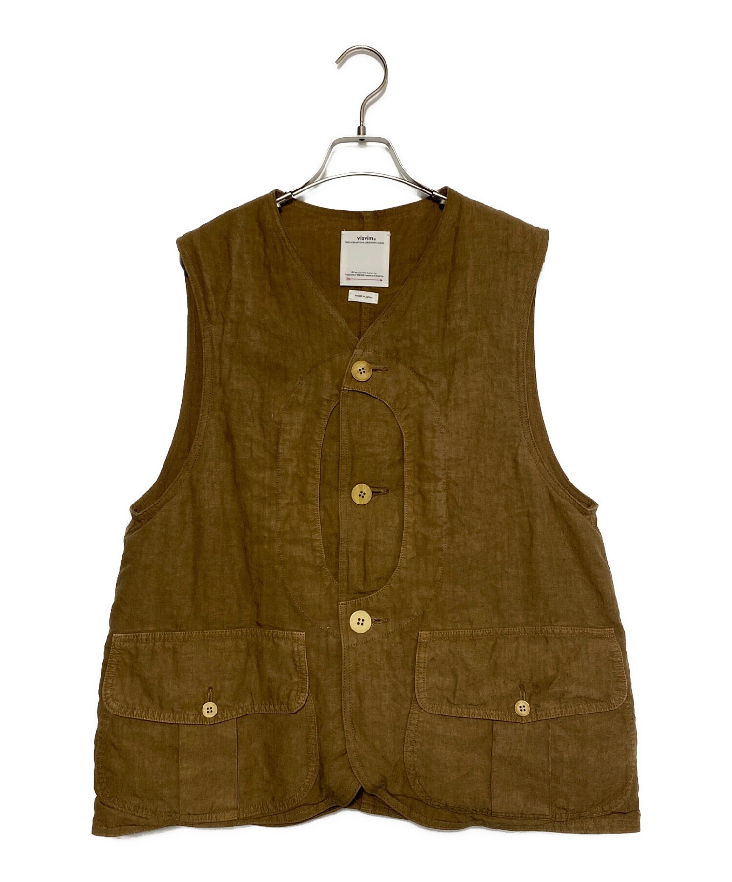 中古・古着通販】VISVIM (ビズビム) GUSTO DOWN VEST -LT.BROWN