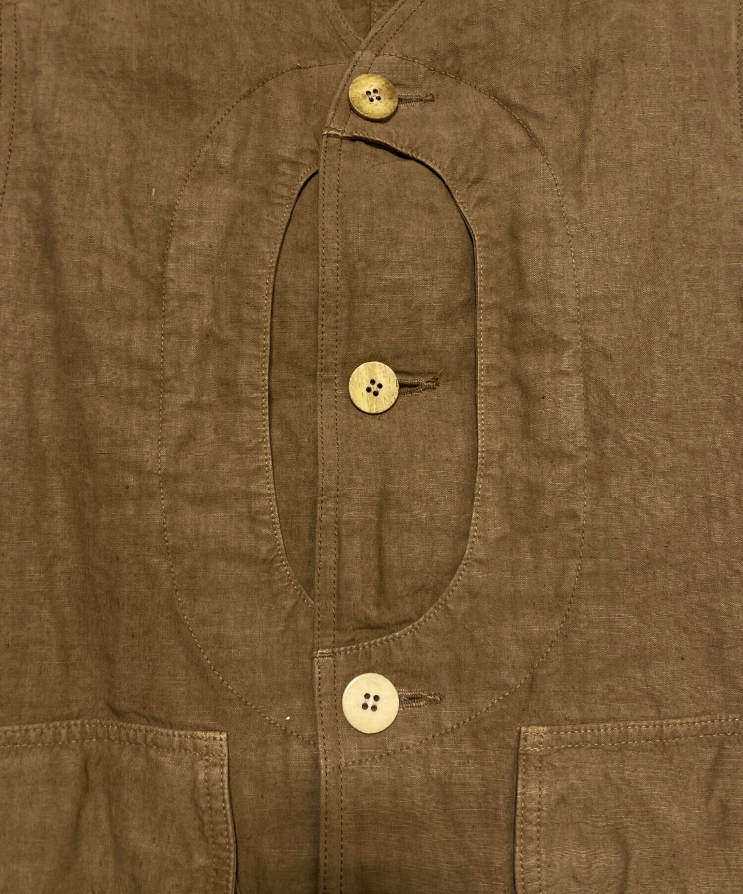 中古・古着通販】VISVIM (ビズビム) GUSTO DOWN VEST -LT.BROWN