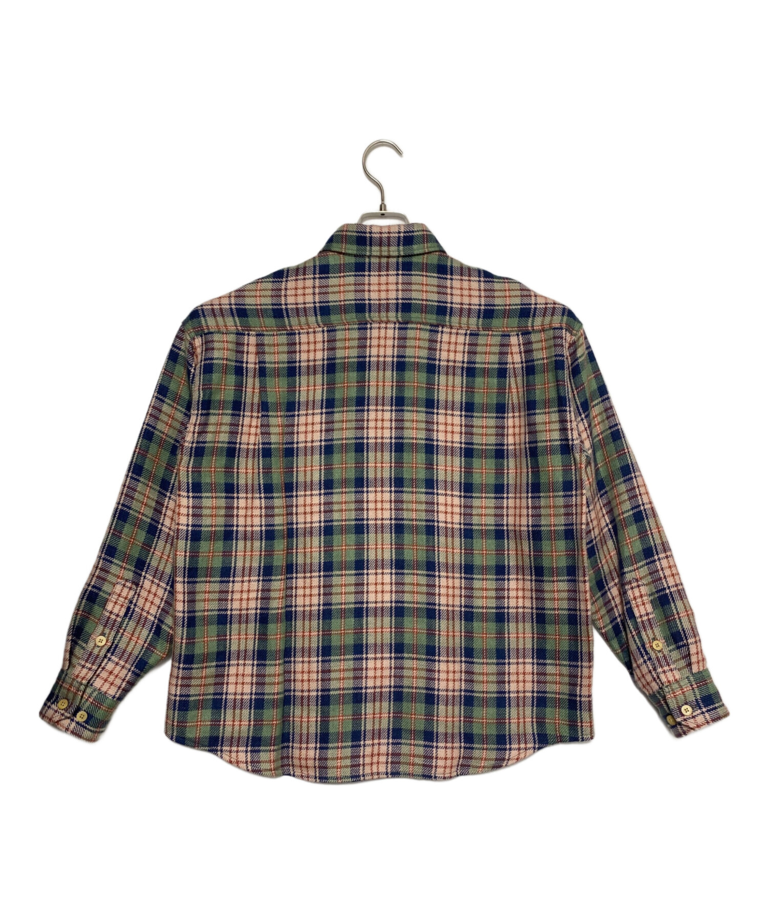 中古・古着通販】VISVIM (ビズビム) LUMBER CHECK L/S ネイビー サイズ