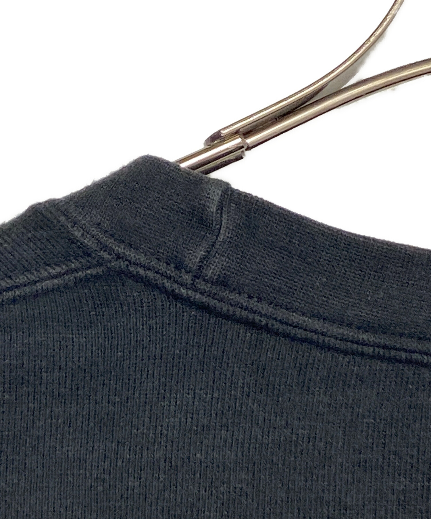 中古・古着通販】VISVIM (ビズビム) JUMBO SB SWEAT 3/4 DMGD BLACK 