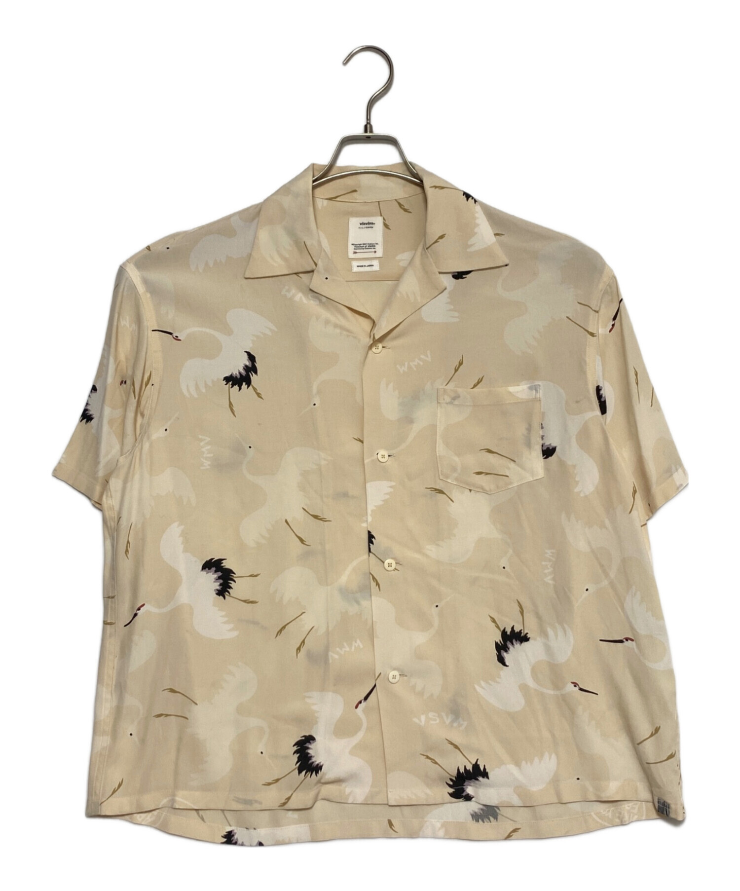 中古・古着通販】VISVIM (ビズビム) CROSBY SHIRT S/S HIKAKU ベージュ