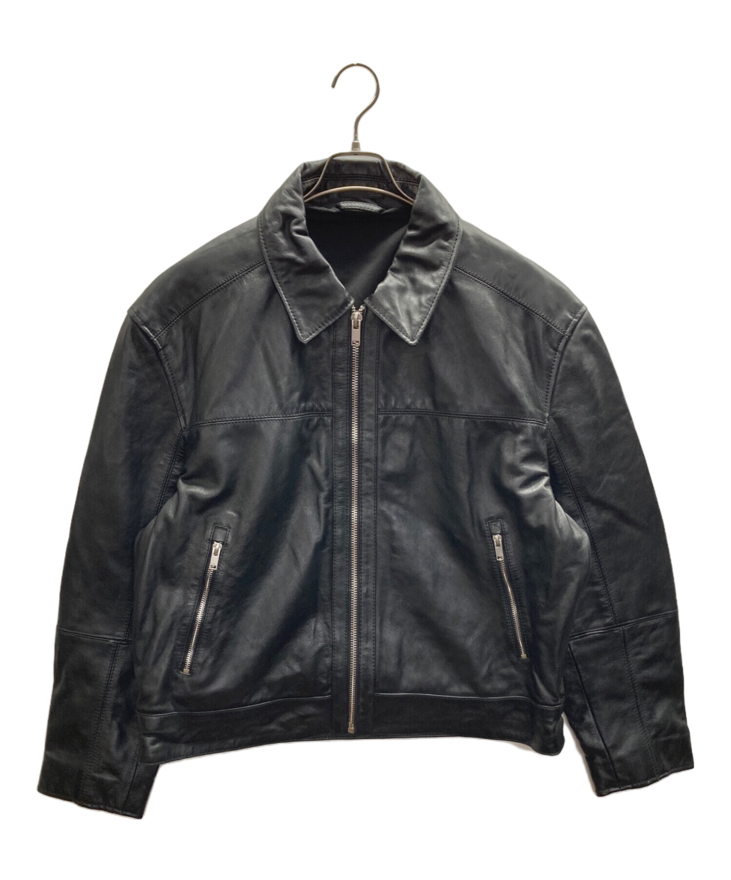 中古・古着通販】ZARA (ザラ) レザージャケットボクシーフィット