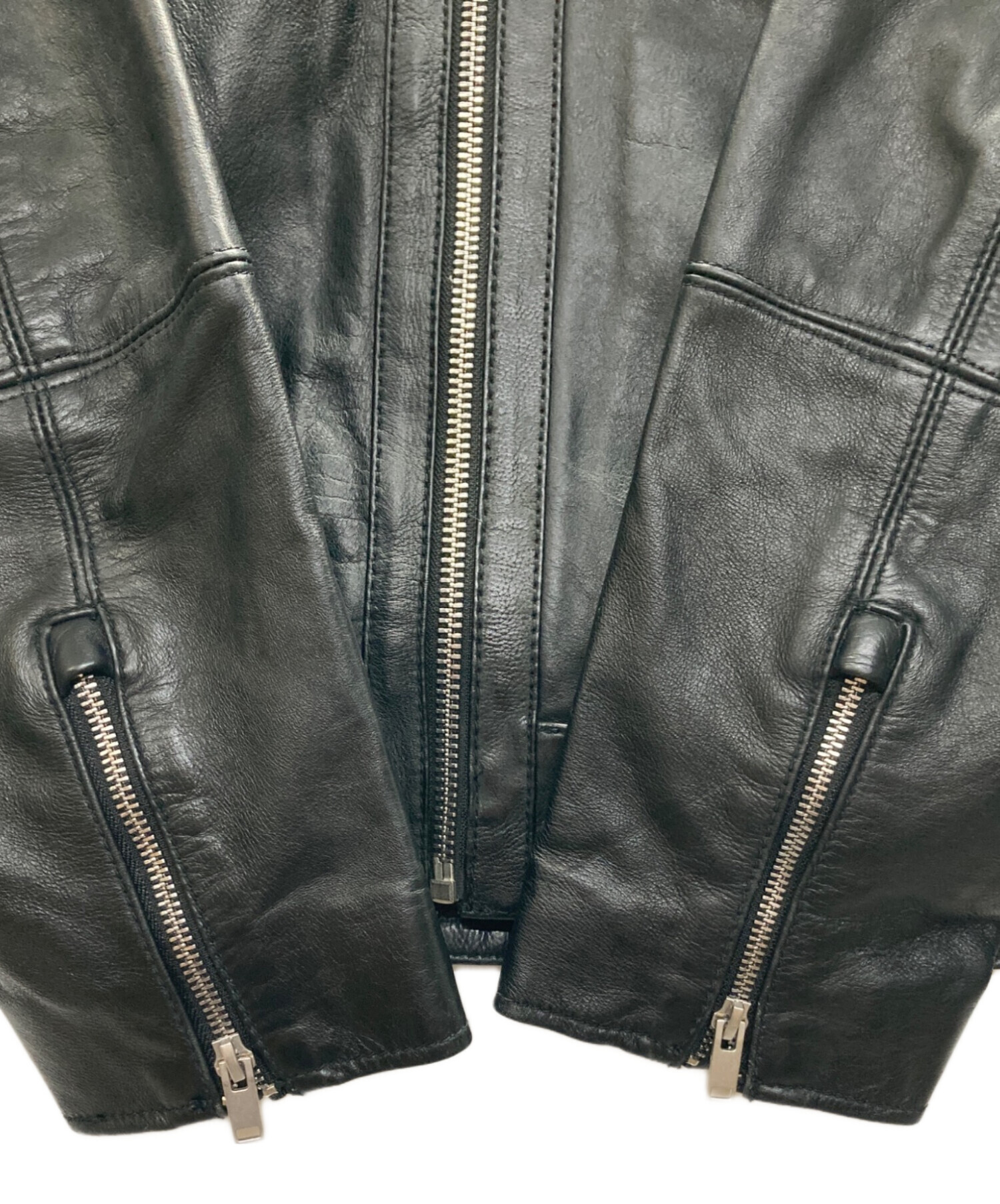 中古・古着通販】ZARA (ザラ) レザージャケットボクシーフィット