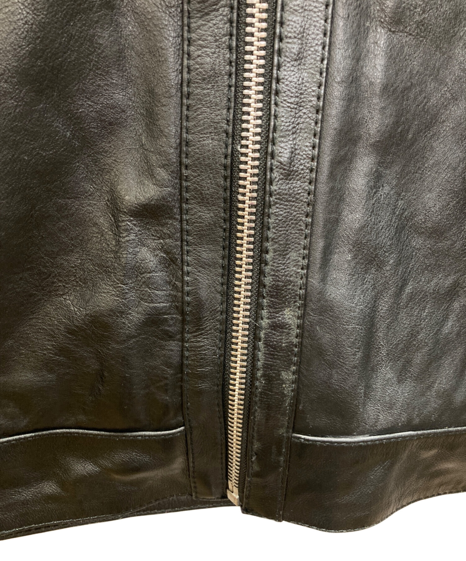 中古・古着通販】ZARA (ザラ) レザージャケットボクシーフィット