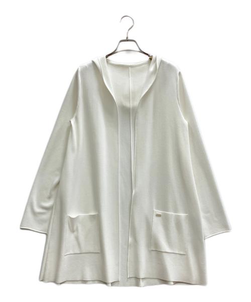 中古・古着通販】FOXEY (フォクシー) HOODIE CARDIGAN ホワイト サイズ