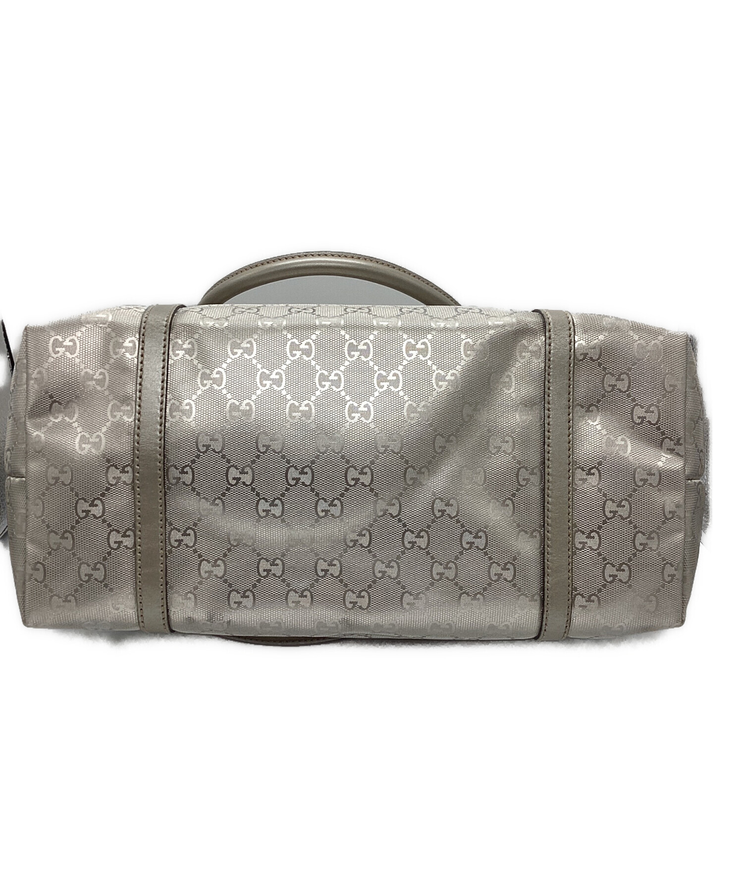 GUCCIシルバートートバッグ 中古・古着通販】GUCCI (グッチ) トートバッグ シルバー｜ブランド