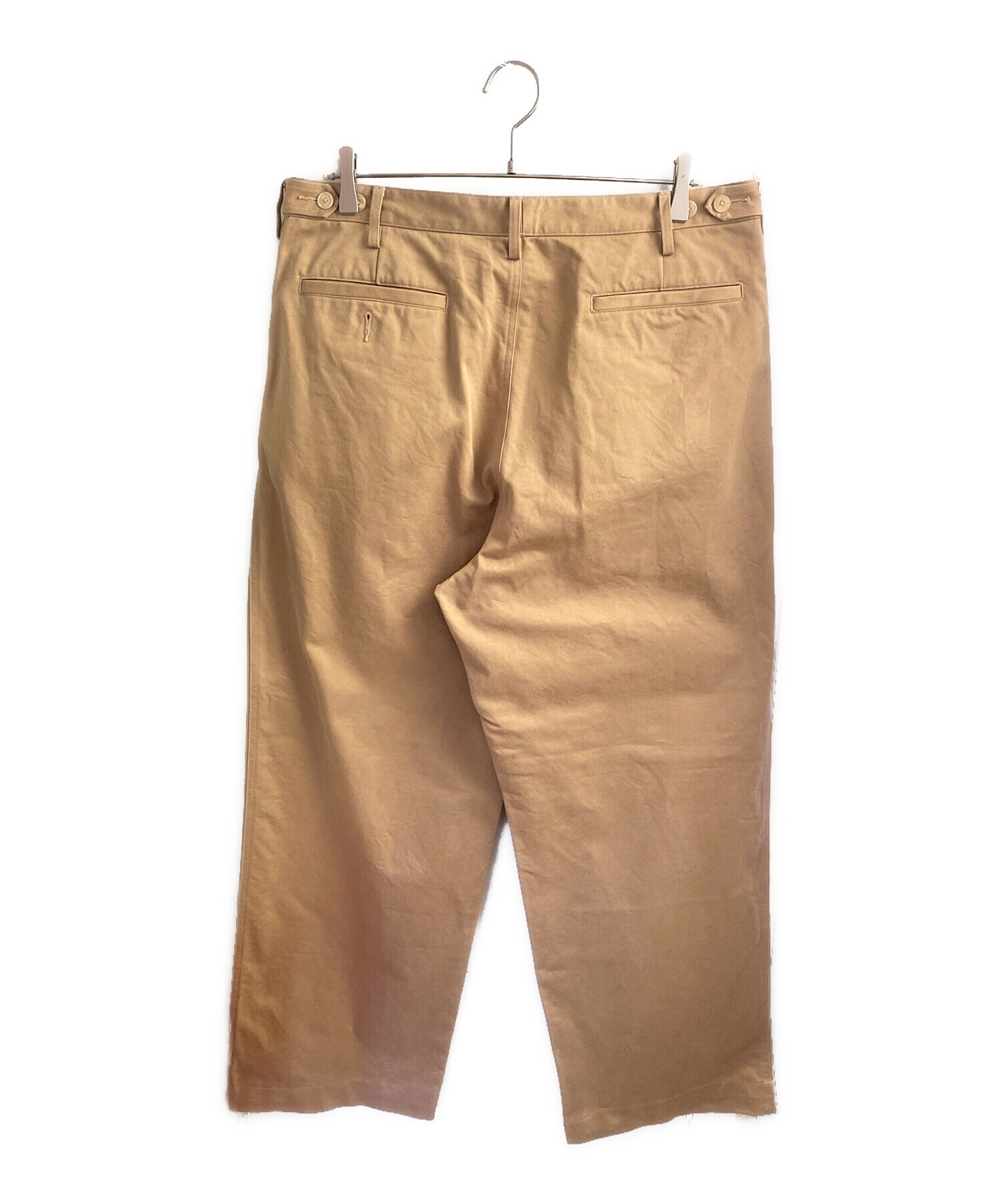 パンツ AURALEE WASHED FINXCHINO ONETUCKPANTS 4 中古・古着通販】AURALEE (オーラリー) WASHED FINX CHINO ONE-TUCK