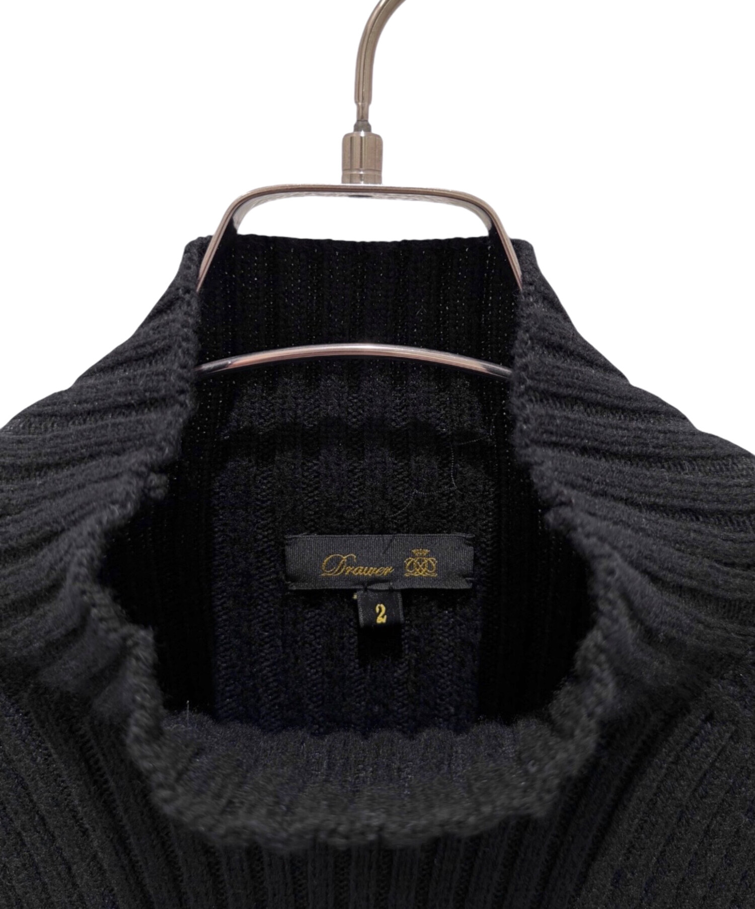 中古・古着通販】DRAWER (ドゥロワー) FALL2 リブ×あぜ編み ニット