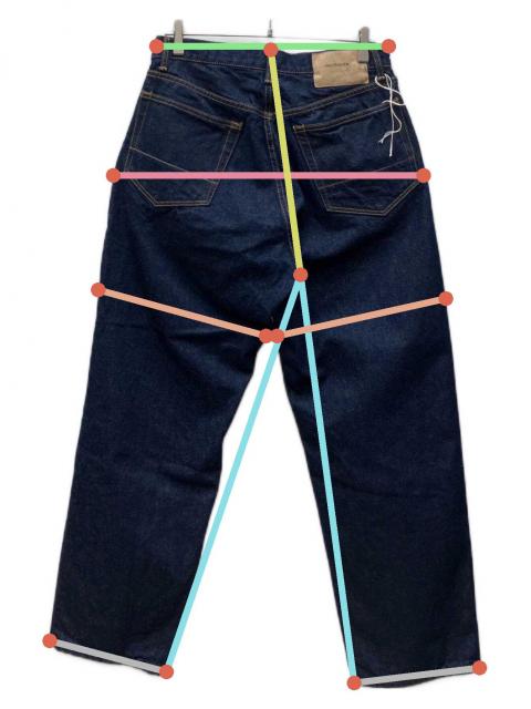 中古・古着通販】anachronorm (アナクロノーム) 80's WIDE TAPERED