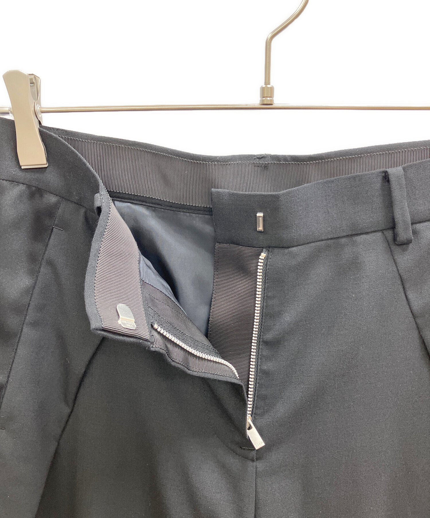 中古・古着通販】sacai (サカイ) サイドラインスラックス ブラック