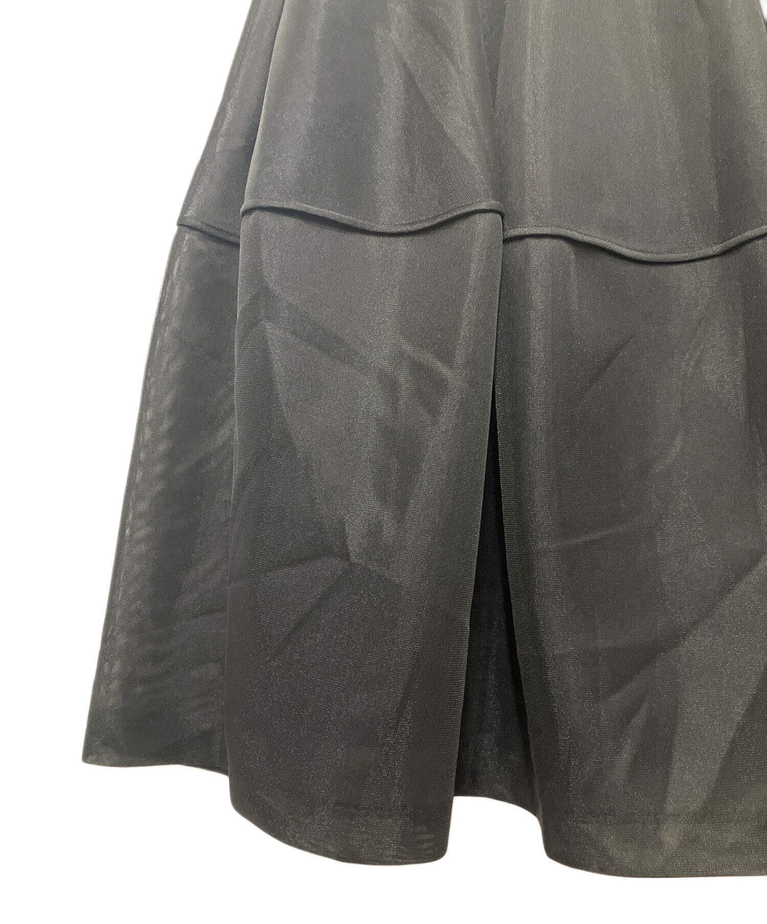 【美品】Lig. リグドット sheer volume skirt BLK 中古・古着通販】Lig. (リグドット) sheer volume skirt ブラック