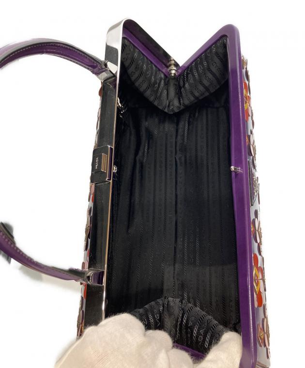中古・古着通販】PRADA (プラダ) ハンドバッグ パープル｜ブランド