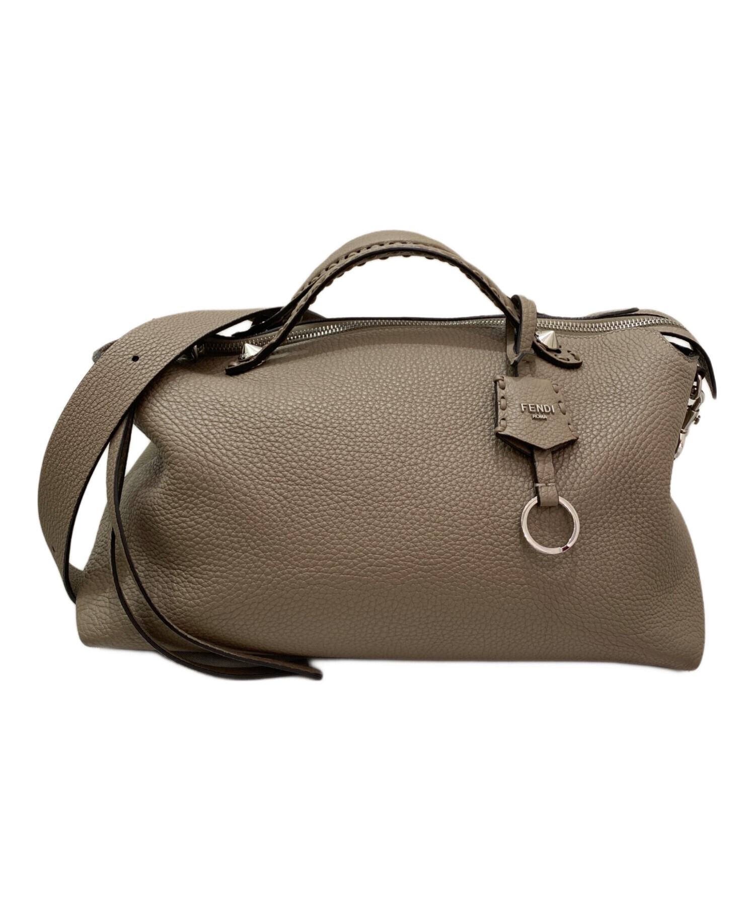 【美品】FENDI セレリア ヴィラボルゲーゼ グレージュ 中古・古着通販】FENDI (フェンディ) バイ ザ ウェイ セレリア ラージ