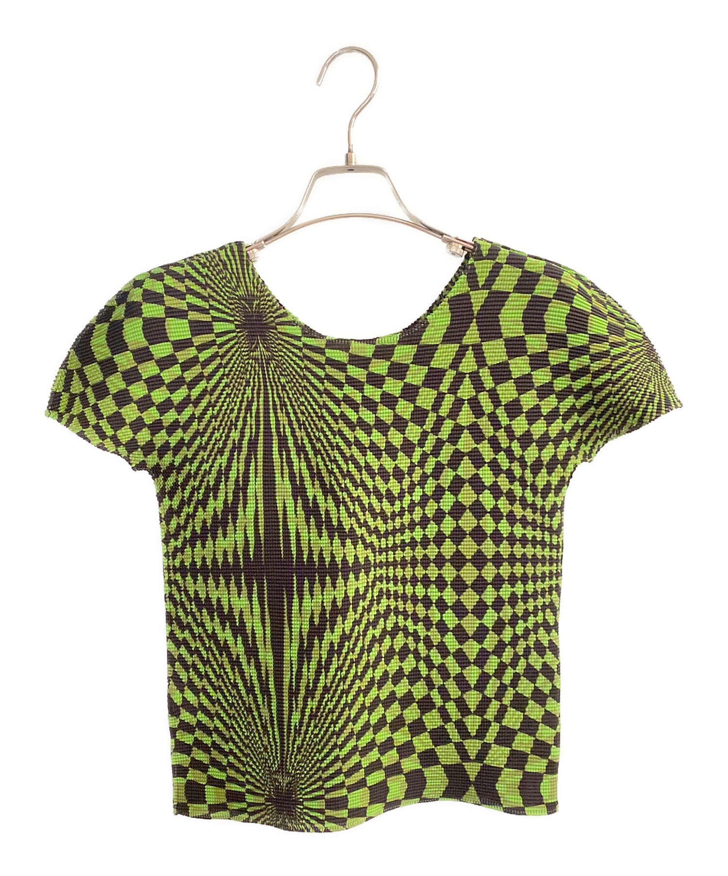 me ISSEY MIYAKE ミーイッセイミヤケ カジュアルシャツ M 緑 【古着】【中古】【送料無料】 中古・古着通販】ISSEY MIYAKE MEN (イッセイミヤケメン) フォト