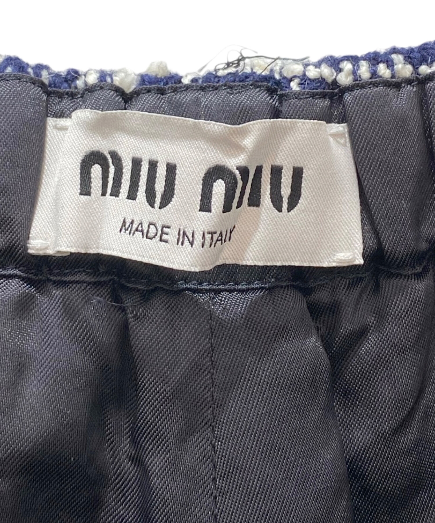 中古・古着通販】MIU MIU (ミュウミュウ) ツイードショートパンツ