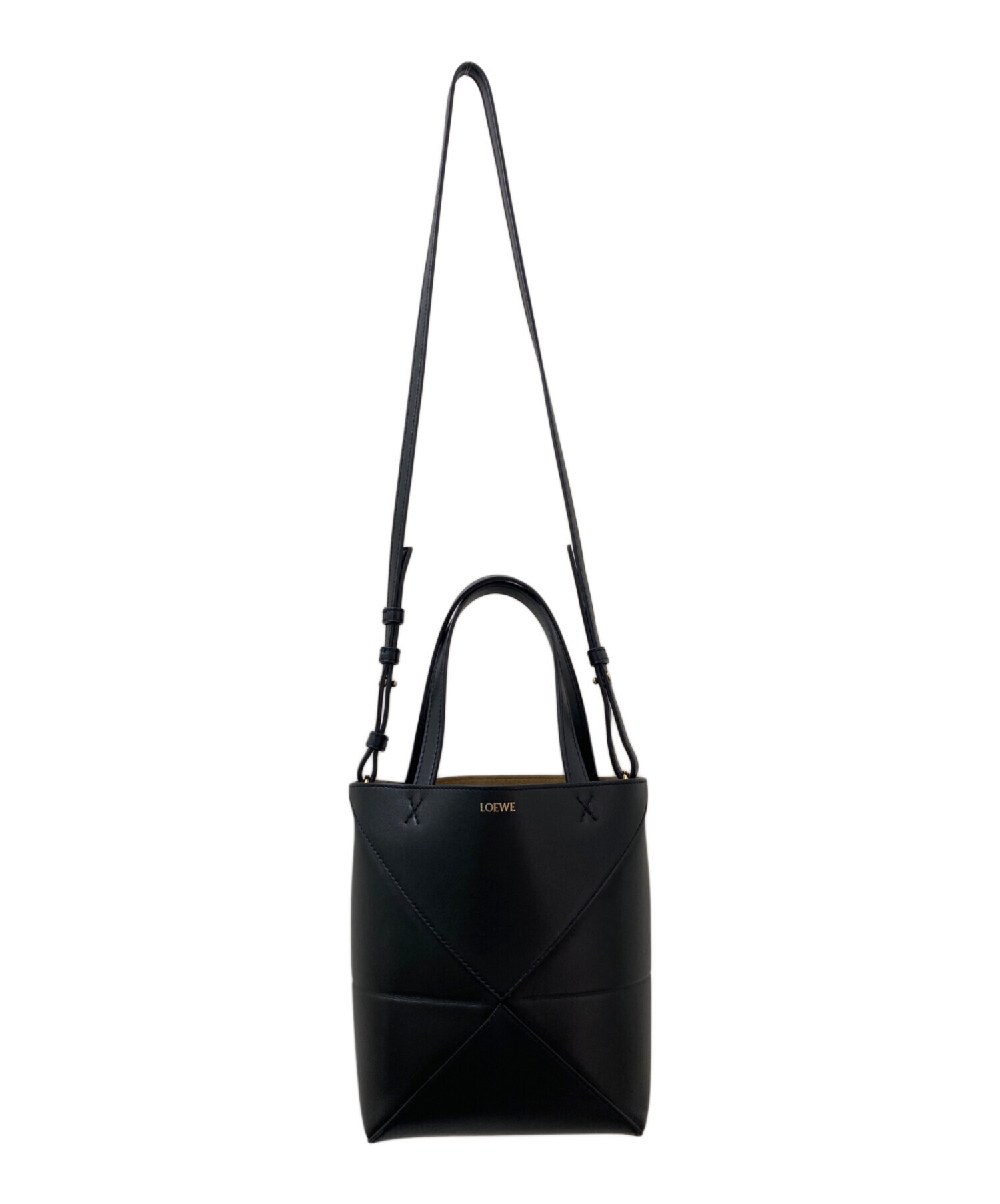 中古・古着通販】LOEWE (ロエベ) 2WAYバッグ ブラック｜ブランド・古着