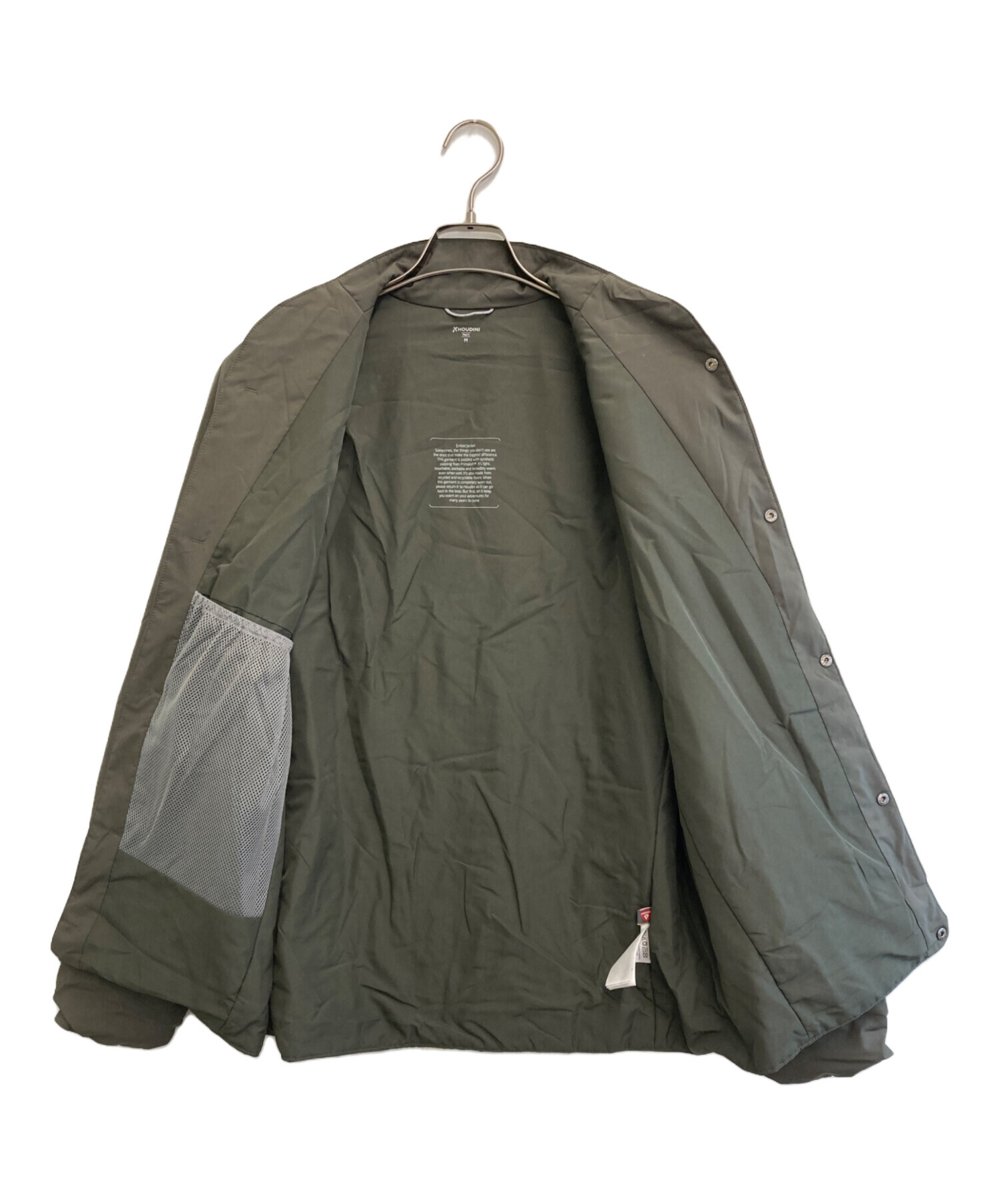 中古・古着通販】HOUDINI (フーディニ) Enfold Jacket オリーブ サイズ