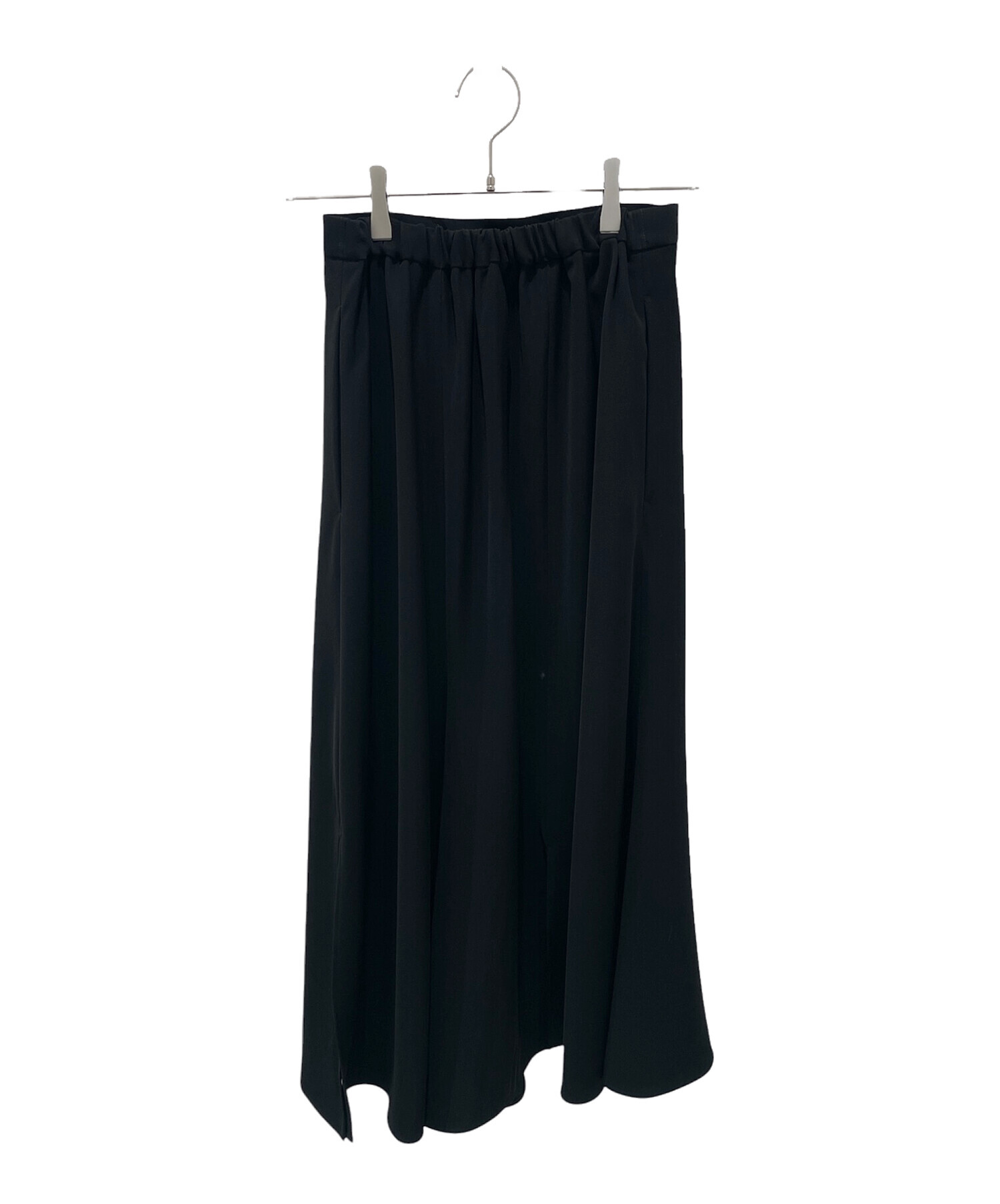 中古・古着通販】ENFOLD (エンフォルド) RANDOM-SLIT SKIRT ブラック