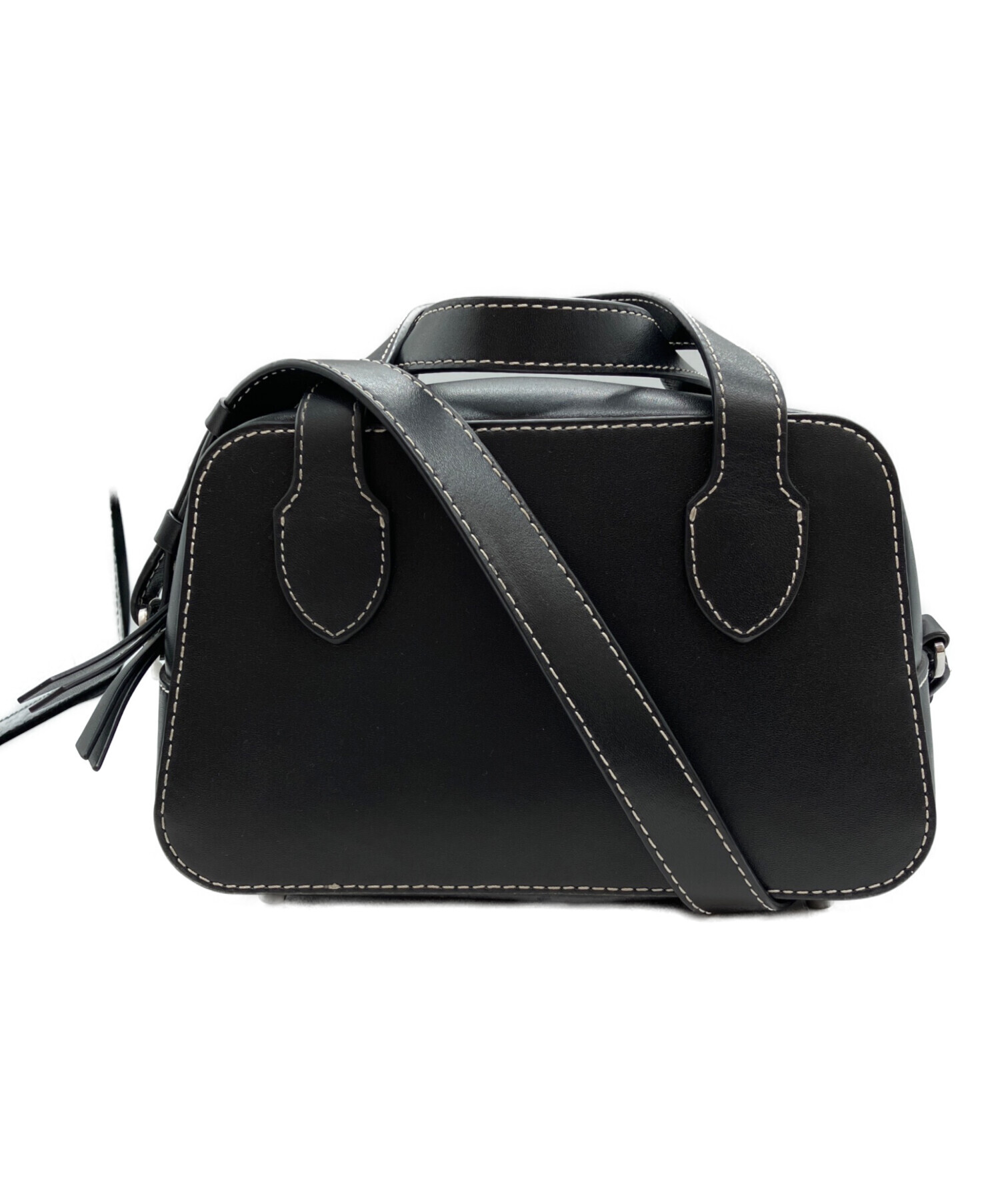 OHGA ohga オーガ　ショルダーバッグ　PAT BAG 黒 中古・古着通販】OHGA (オオガ) 2WAYミニボストンバッグ ブラック