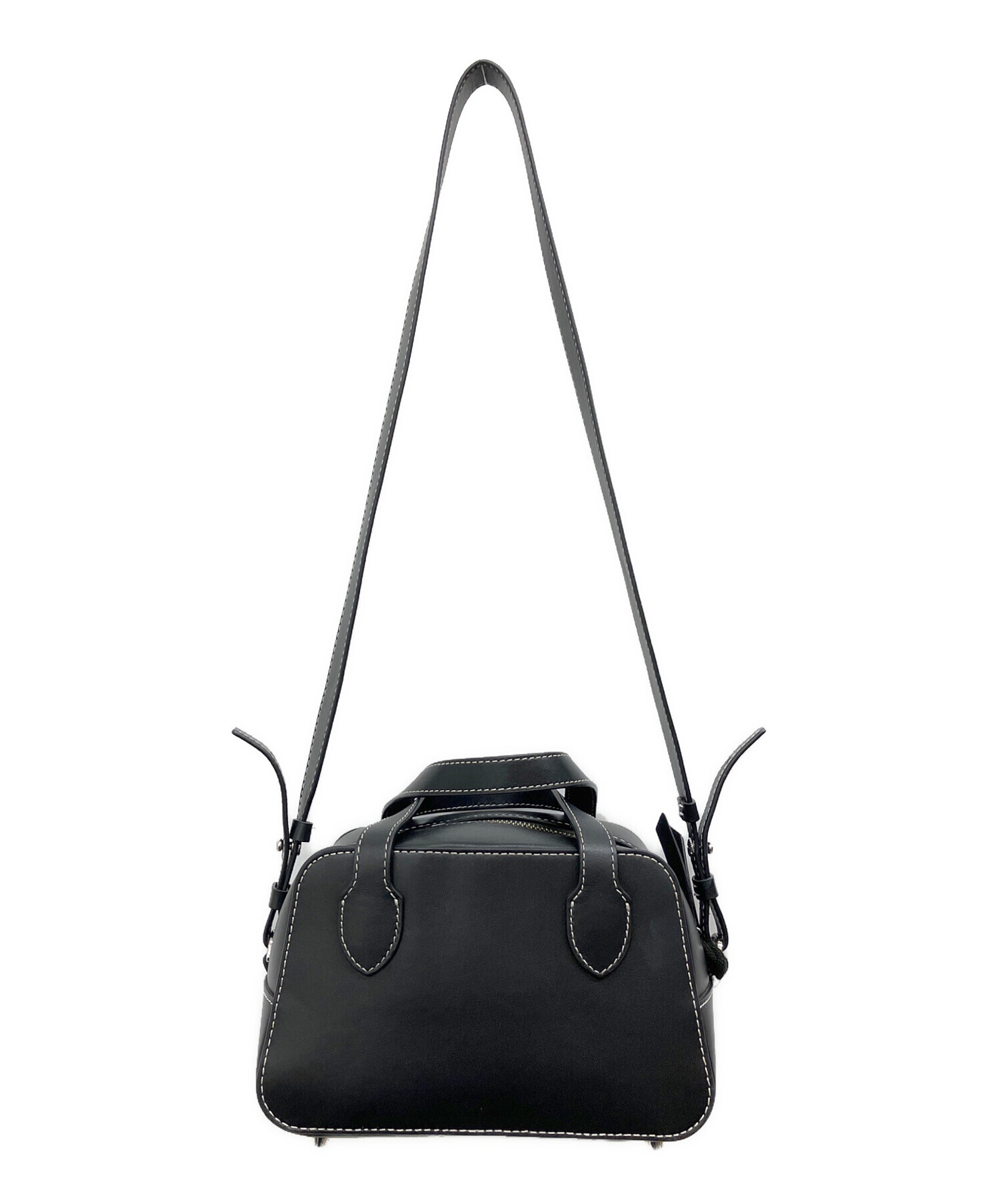 OHGA ohga オーガ　ショルダーバッグ　PAT BAG 黒 中古・古着通販】OHGA (オオガ) 2WAYミニボストンバッグ ブラック