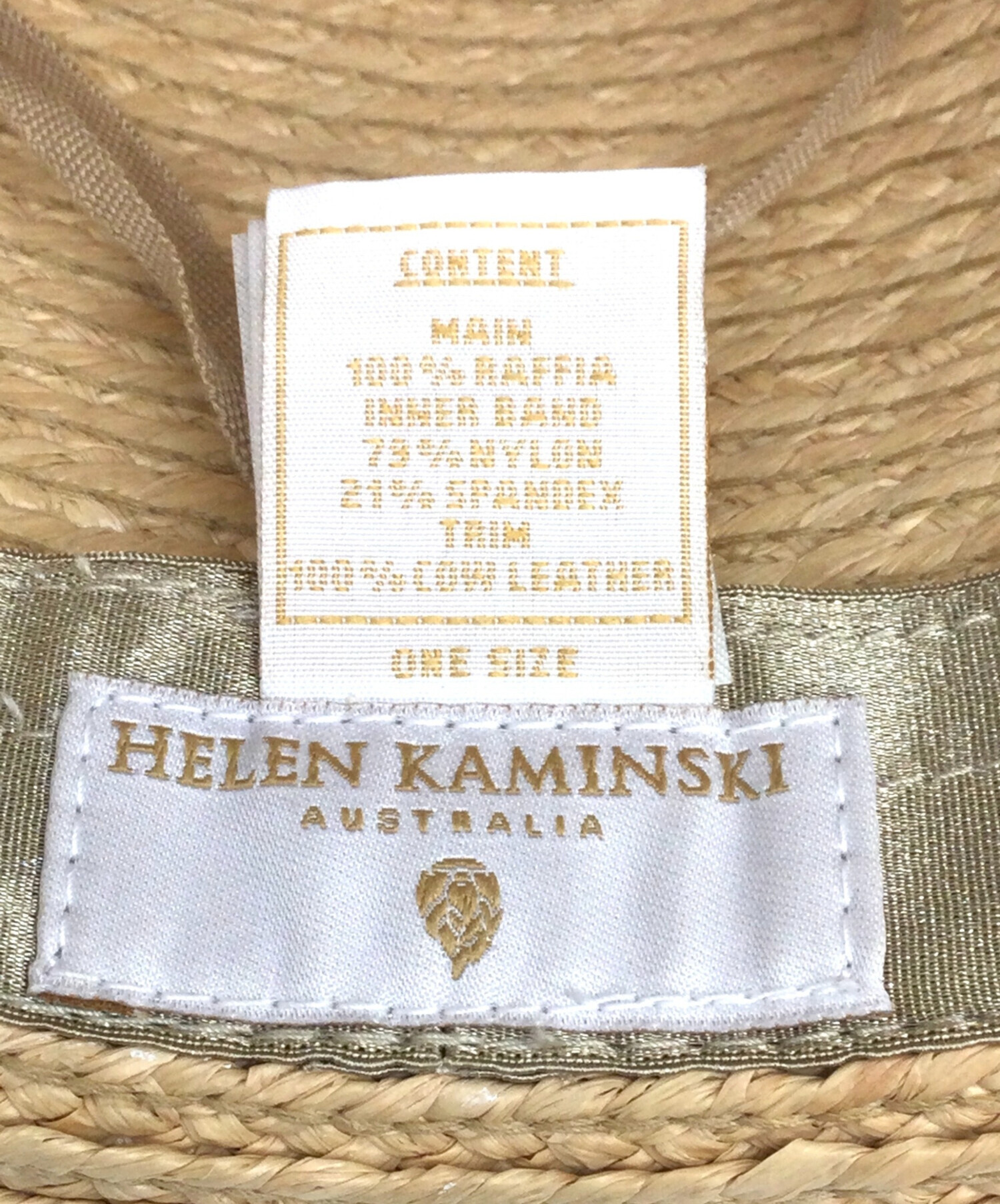 中古・古着通販】HELEN KAMINSKI (ヘレンカミンスキー) ラフィアハット
