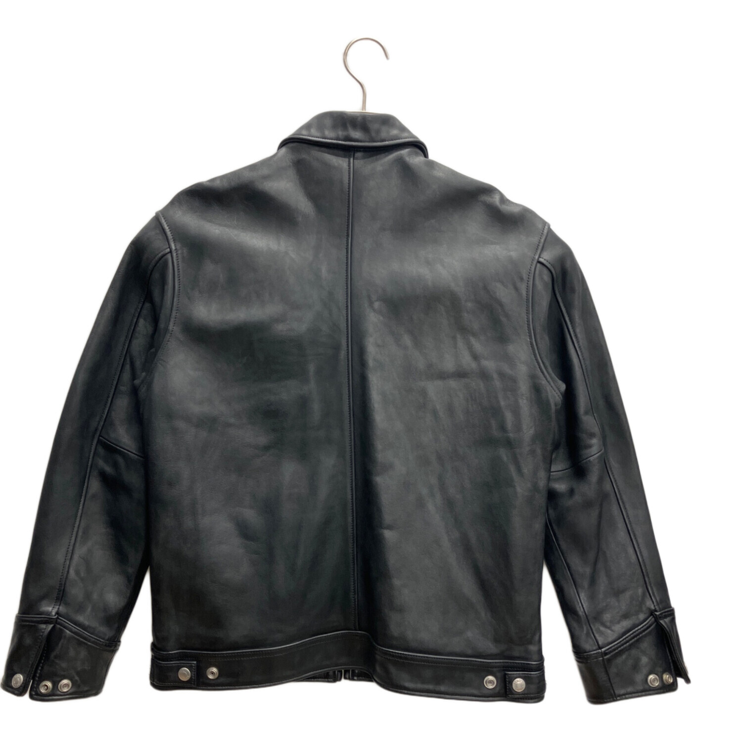中古・古着通販】Schott (ショット) LEATHER TRACKER JACKET ブラック