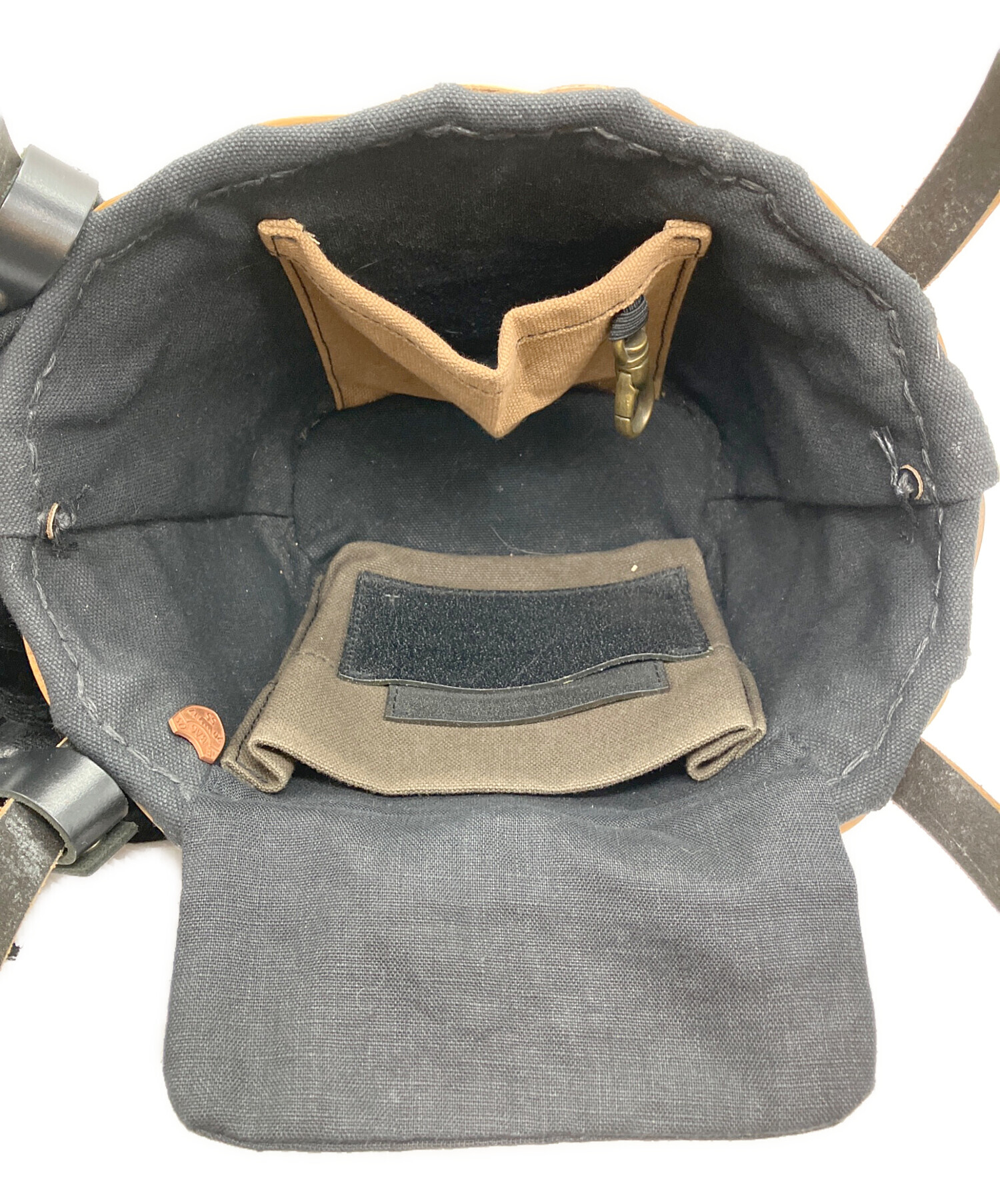 中古・古着通販】ebagos (エバゴス) カゴバッグ ナチュラル×ブラック